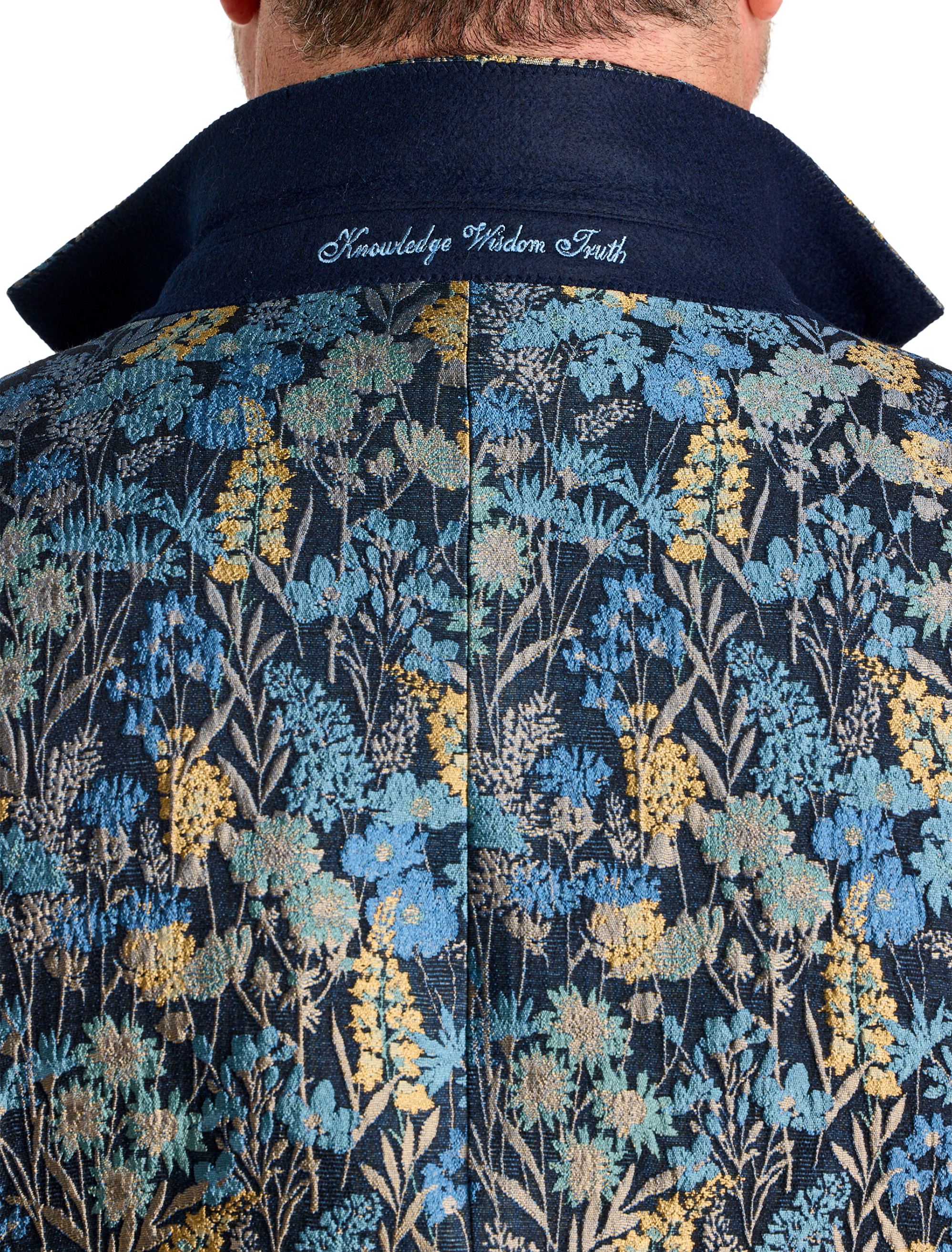 Floral Jacquard Sport Coat