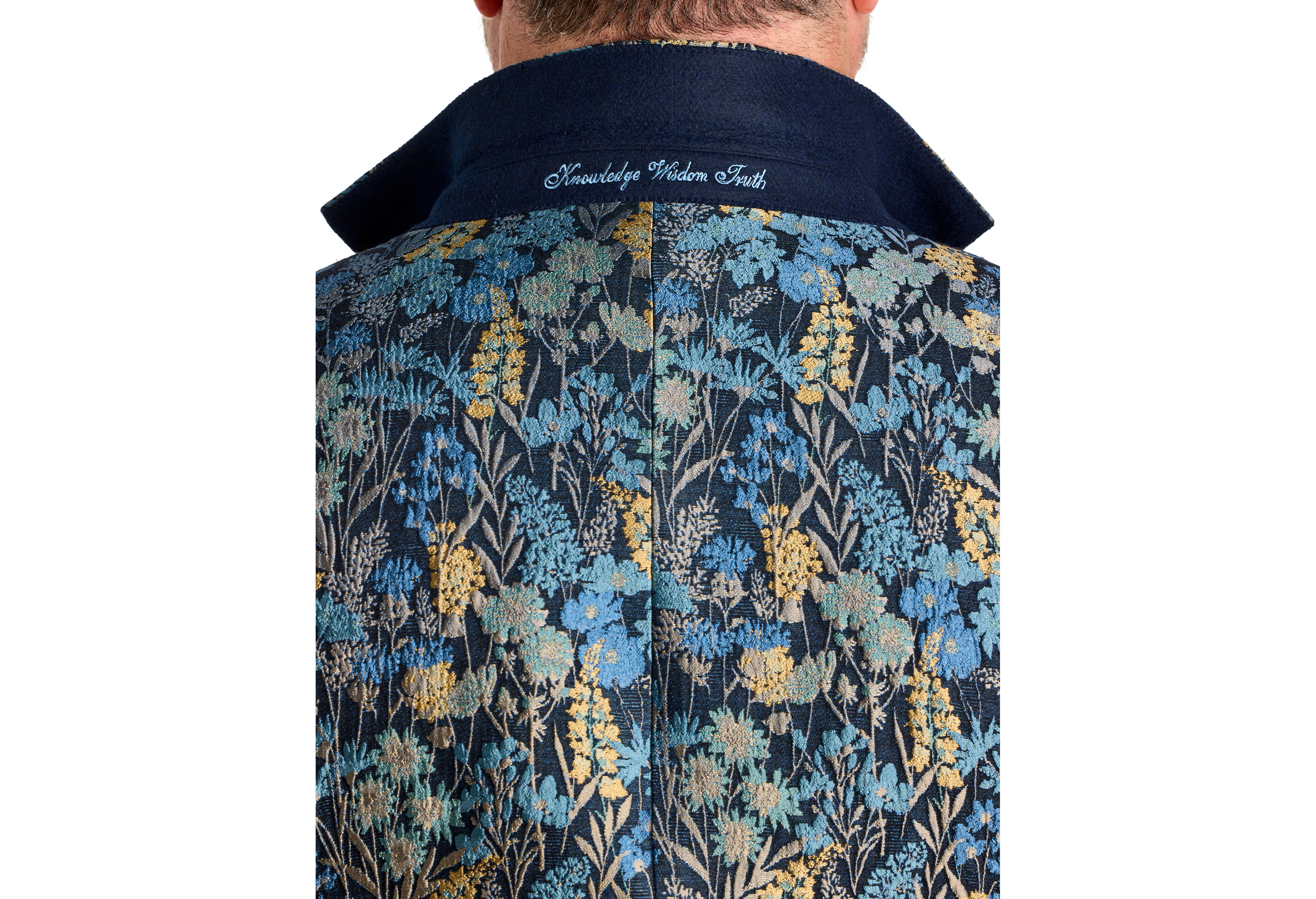 Floral Jacquard Sport Coat