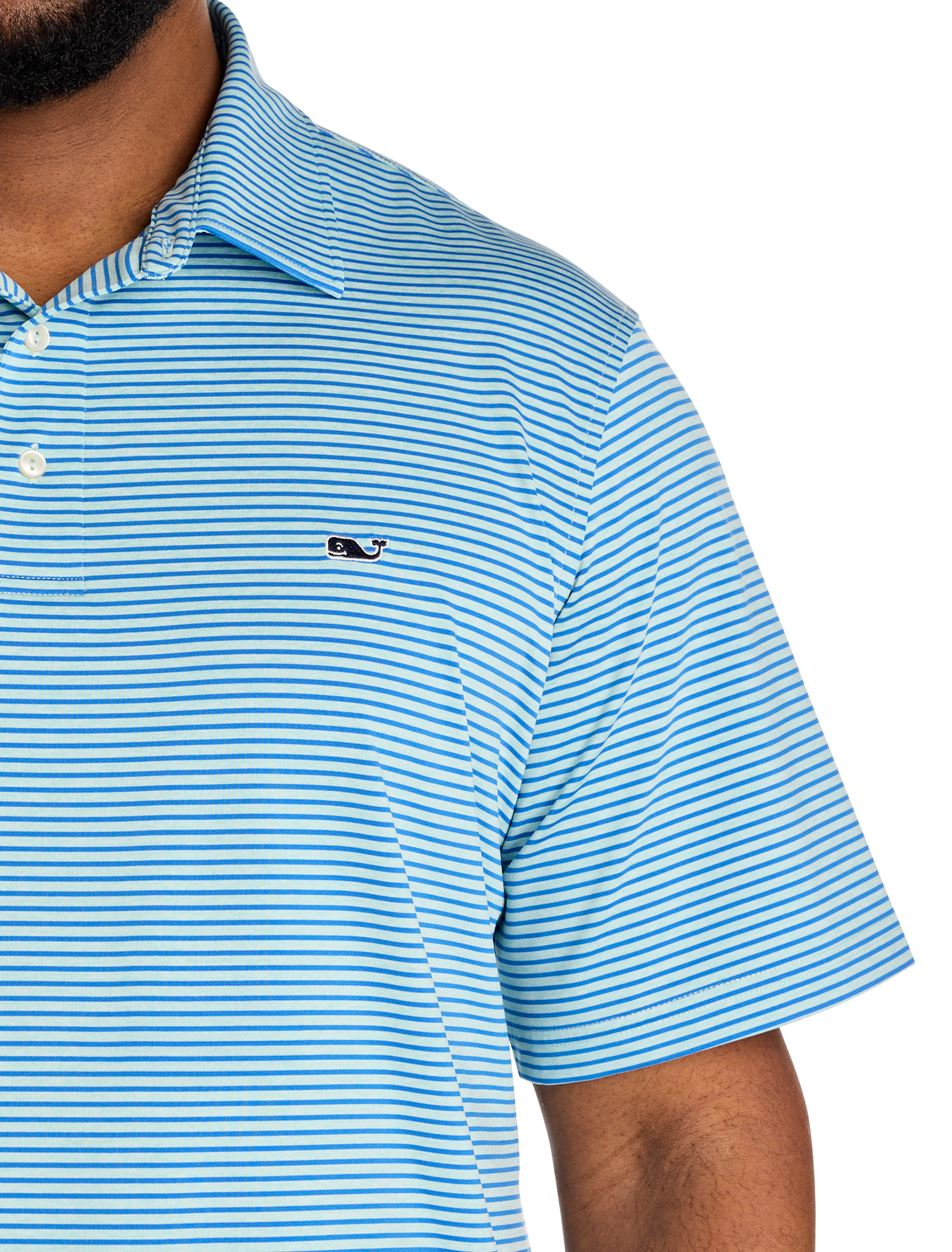 Bradley Stripe Sankaty Performance Polo Shirt