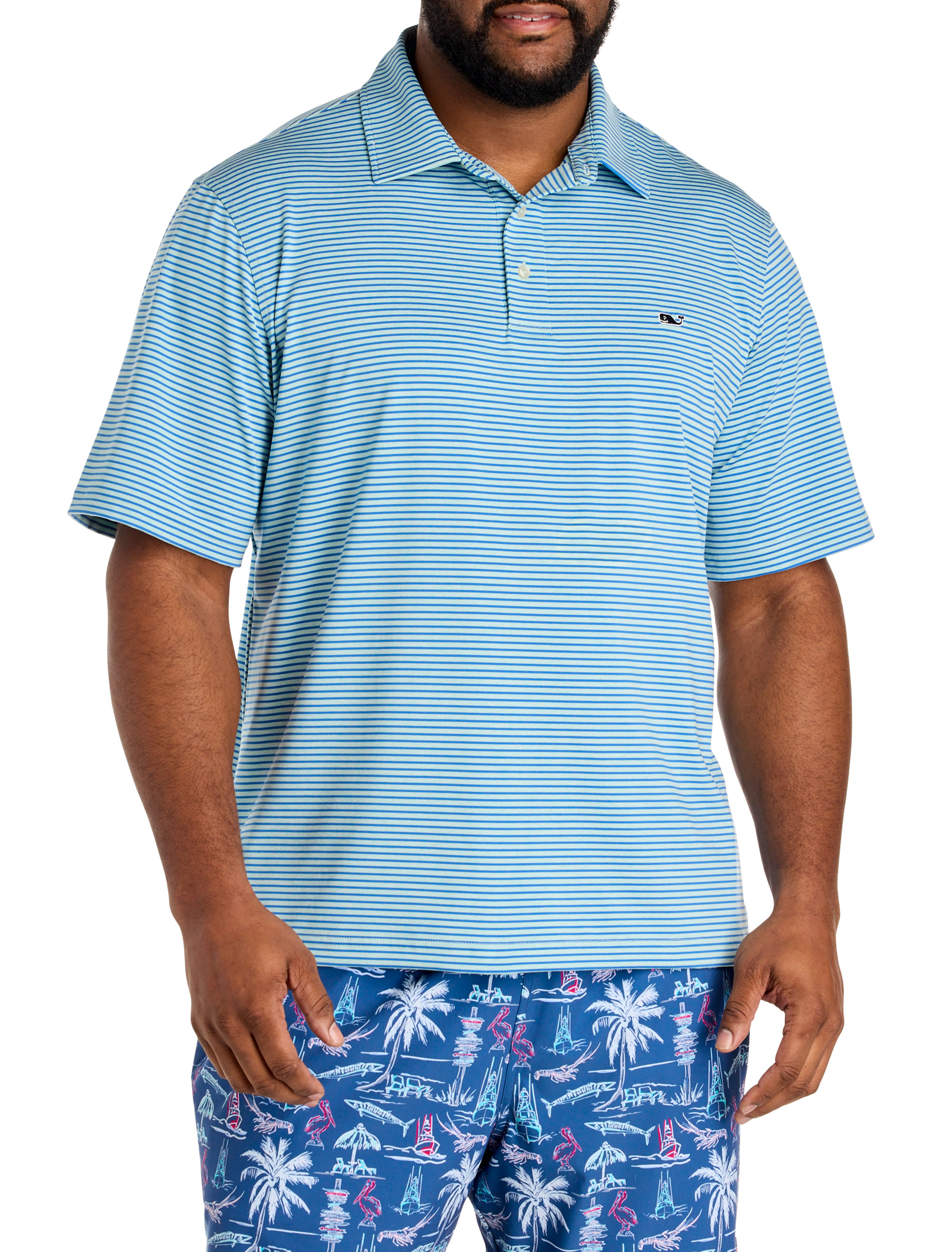 Bradley Stripe Sankaty Performance Polo Shirt