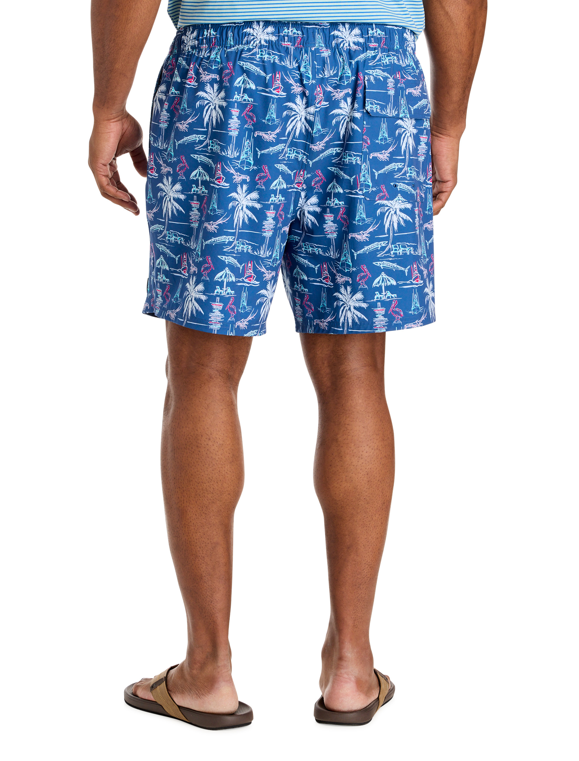 Printed Chappy Swim Trunks