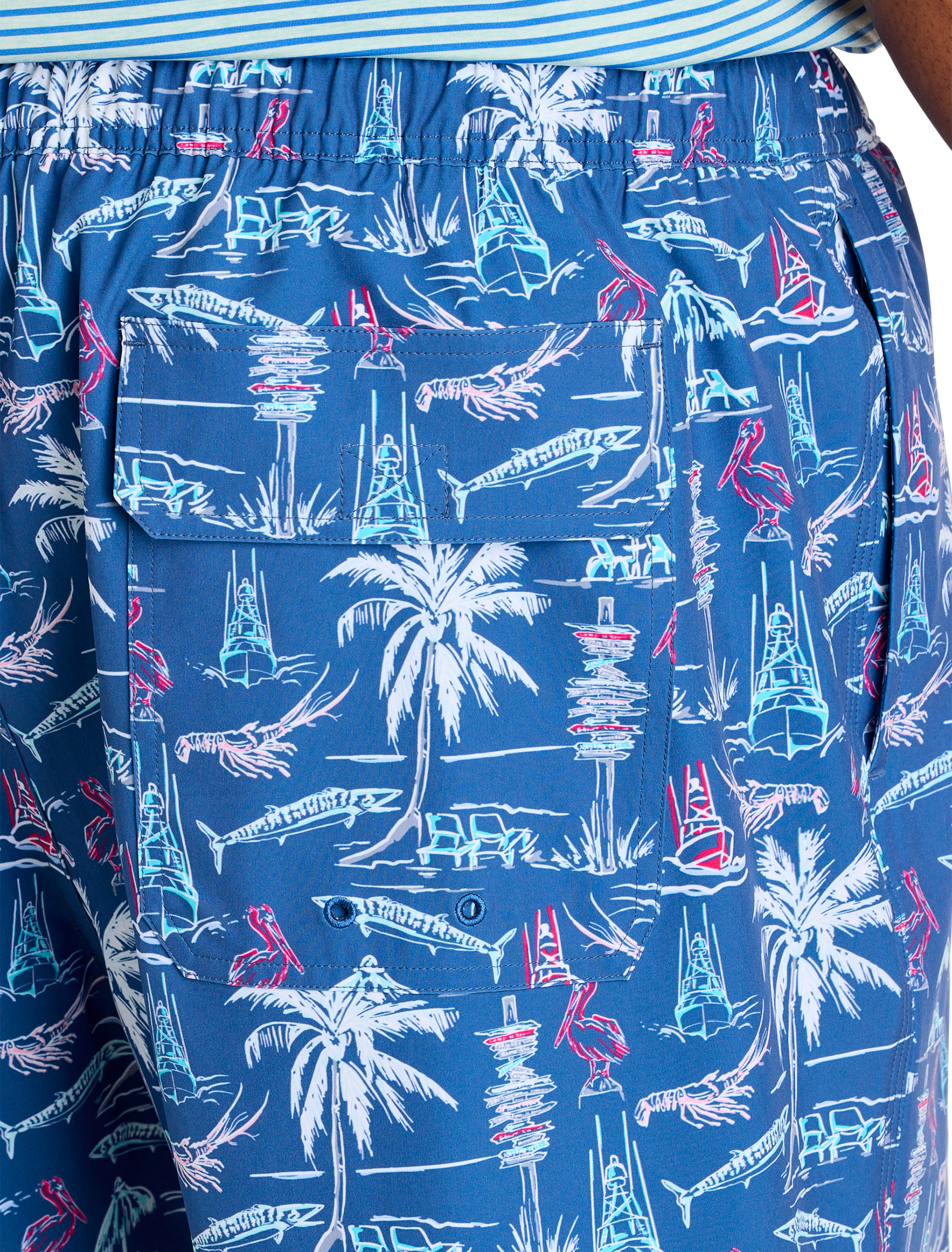 Printed Chappy Swim Trunks