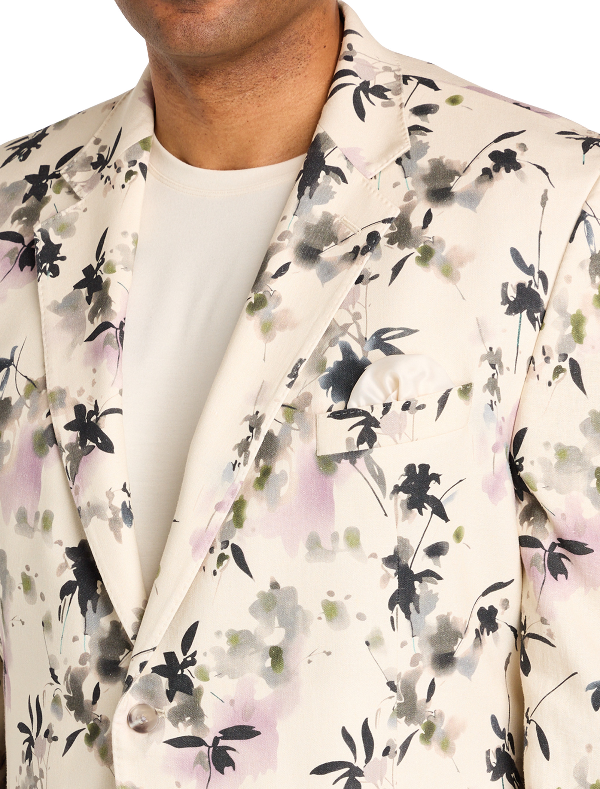 Floral Linen Sport Coat