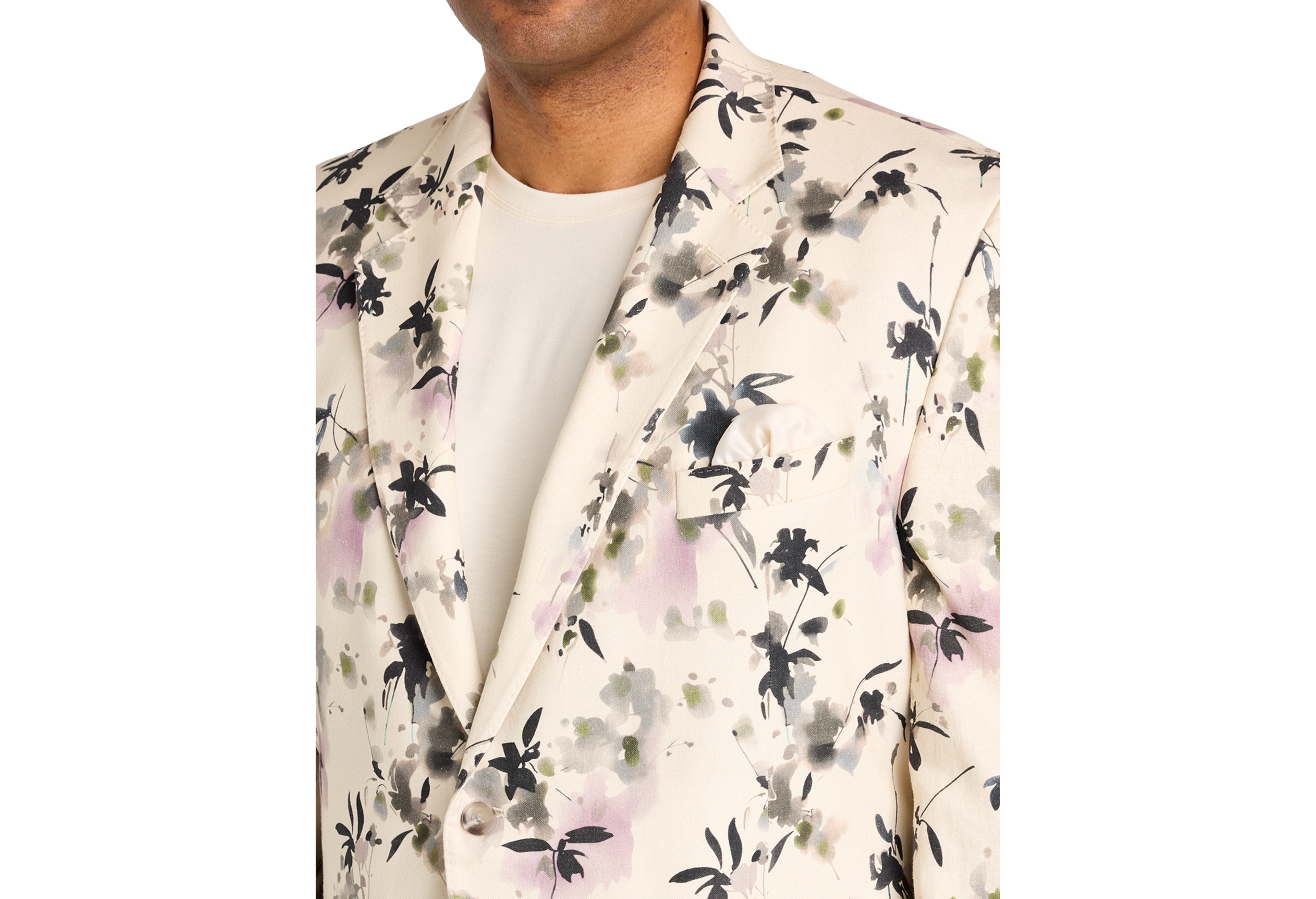 Floral Linen Sport Coat