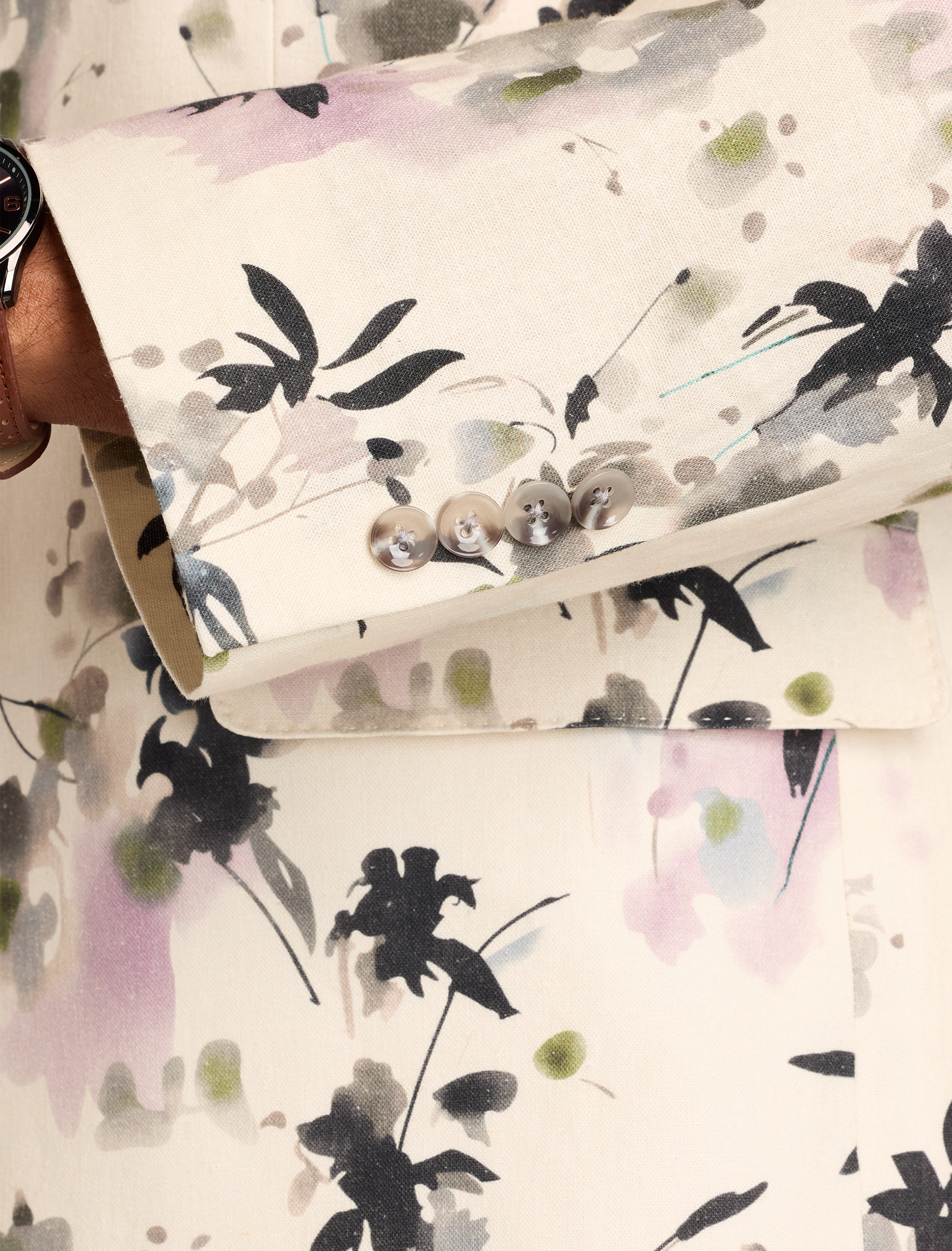 Floral Linen Sport Coat