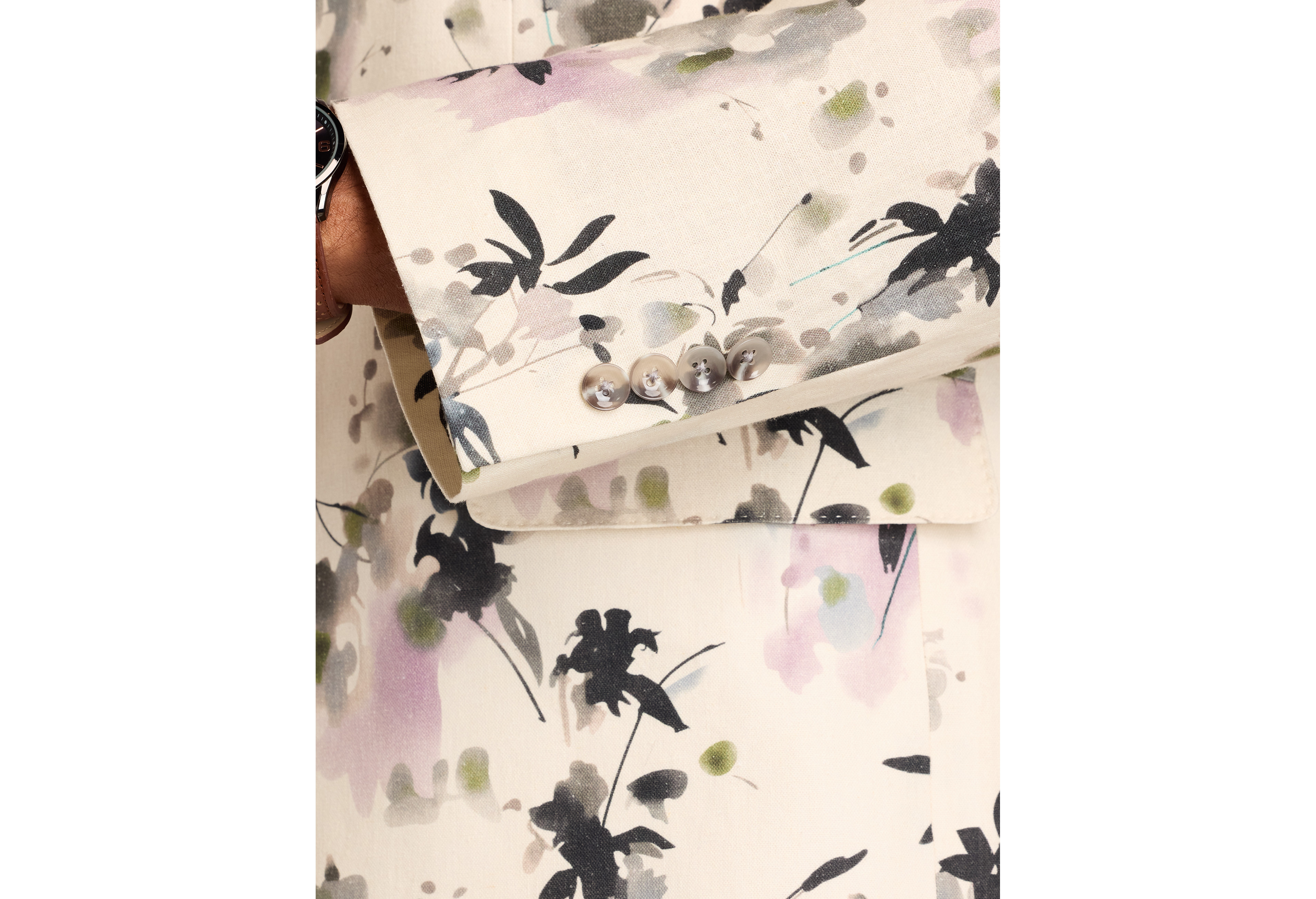 Floral Linen Sport Coat