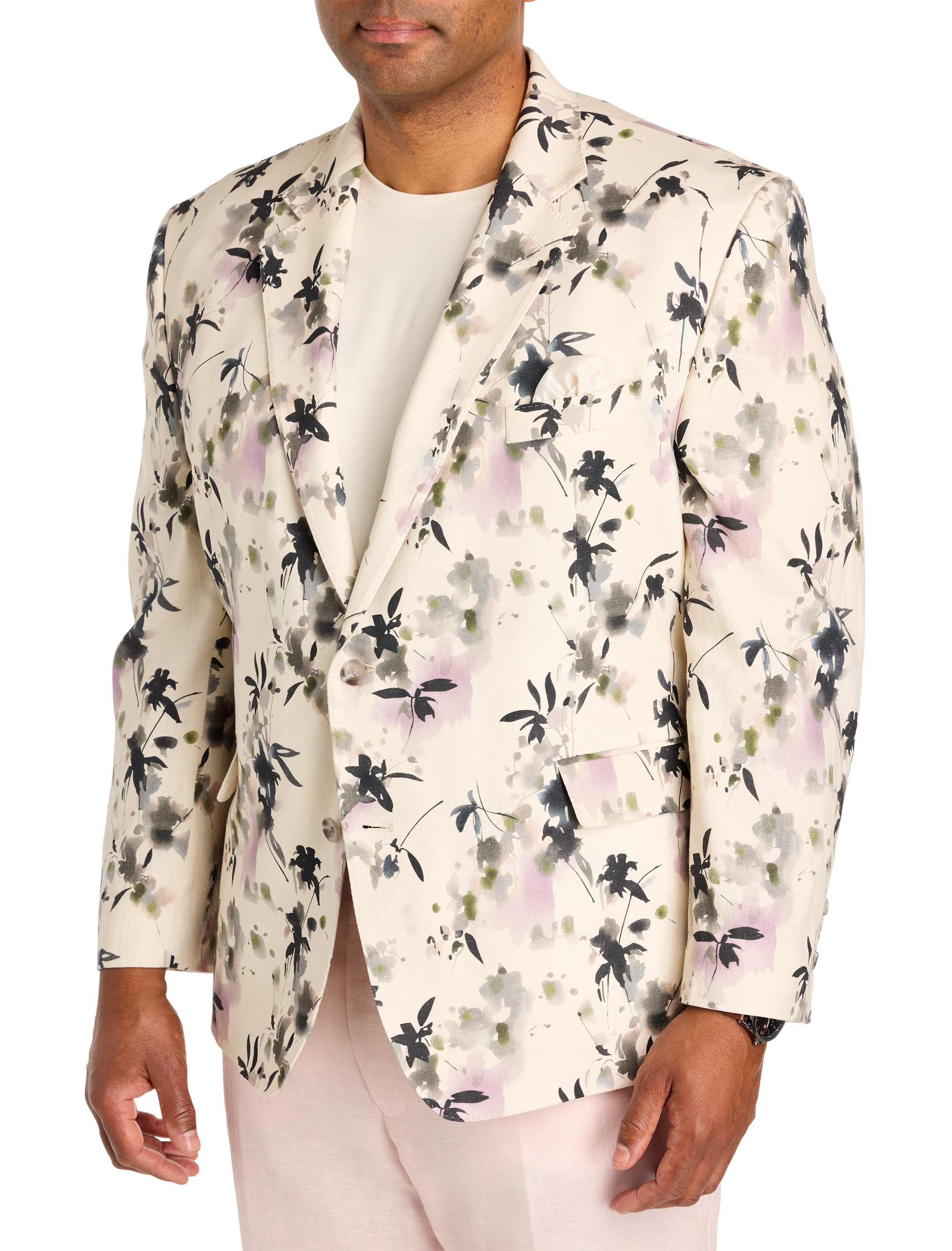 Floral Linen Sport Coat