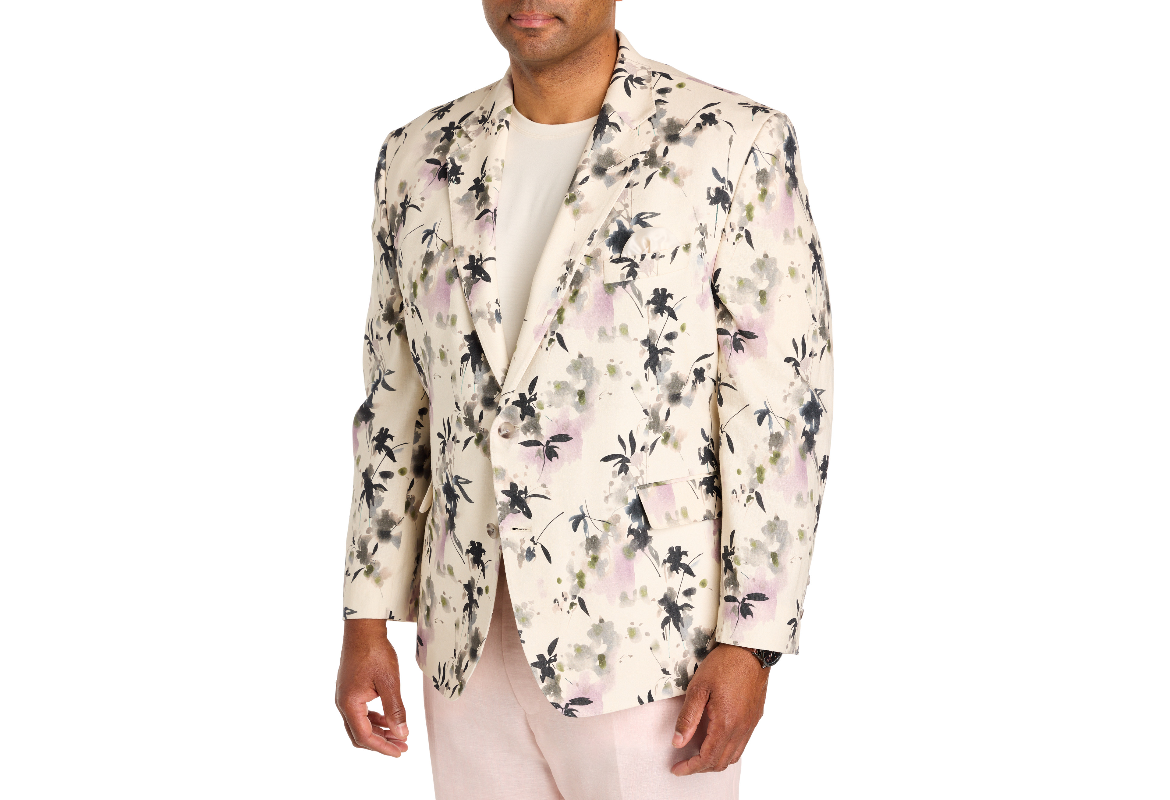 Floral Linen Sport Coat