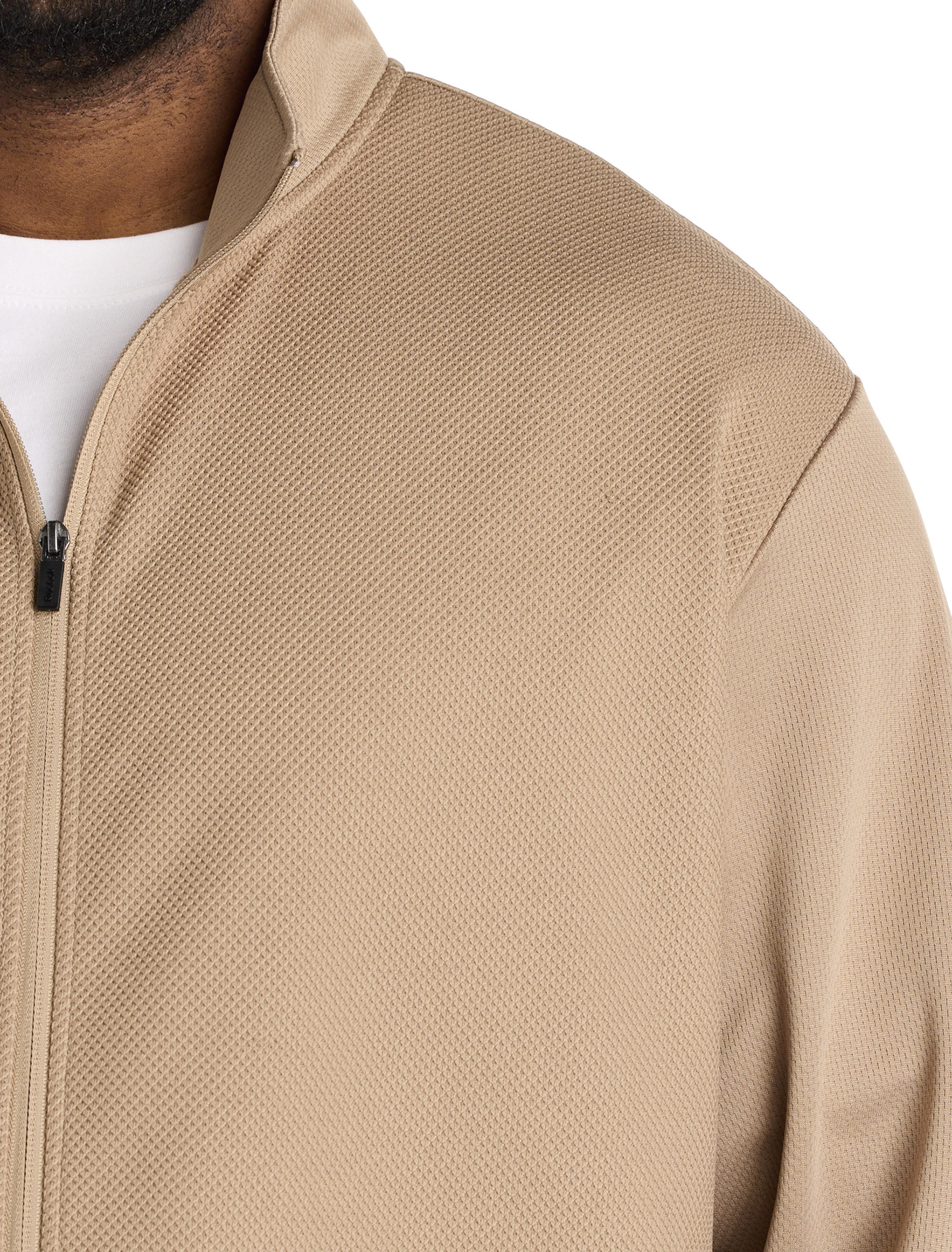 Big + Tall | Reebok Birdseye Performance Double-Knit Track Jacket