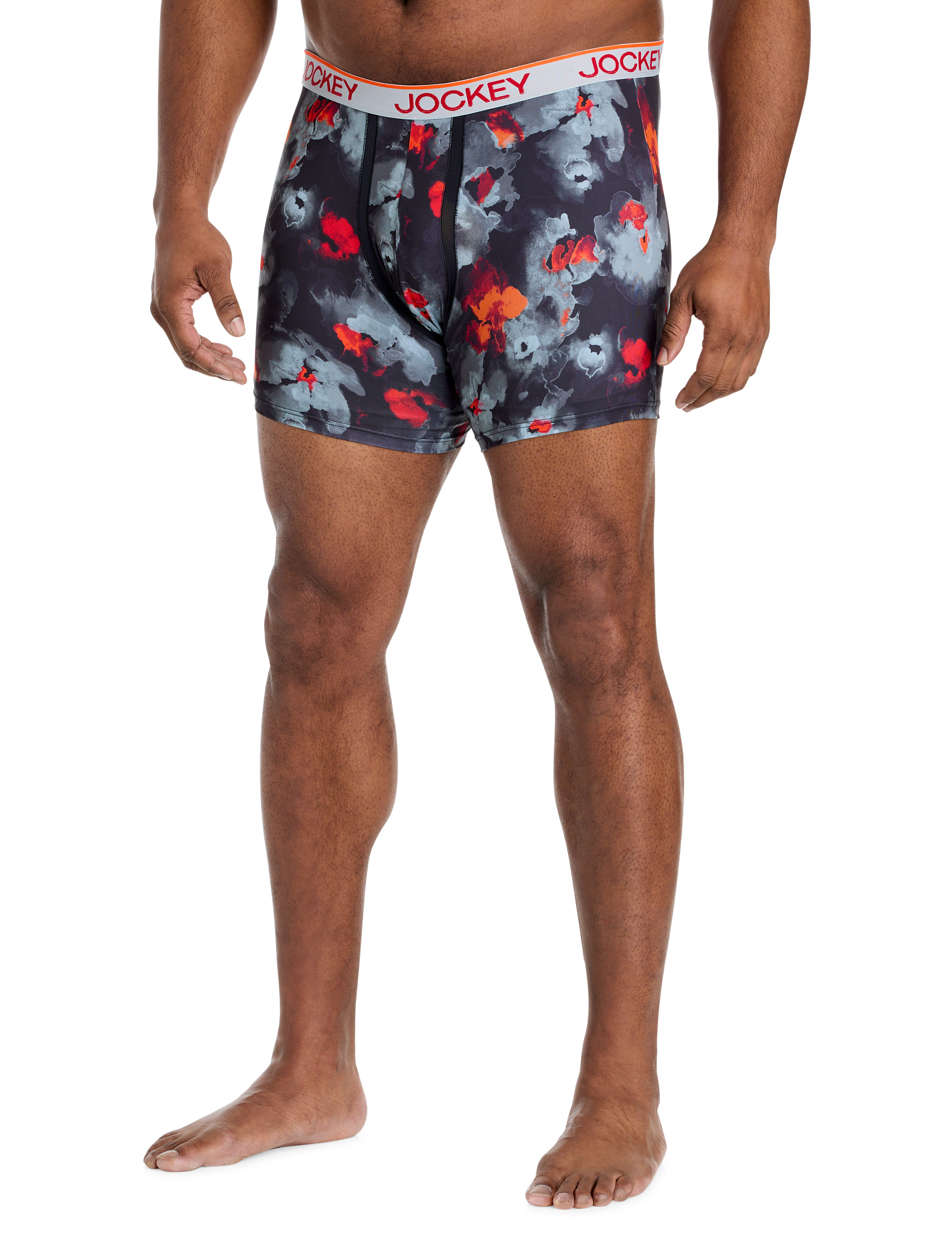 2-pk 6 Inch Chafe-Proof Microfiber Boxer Briefs