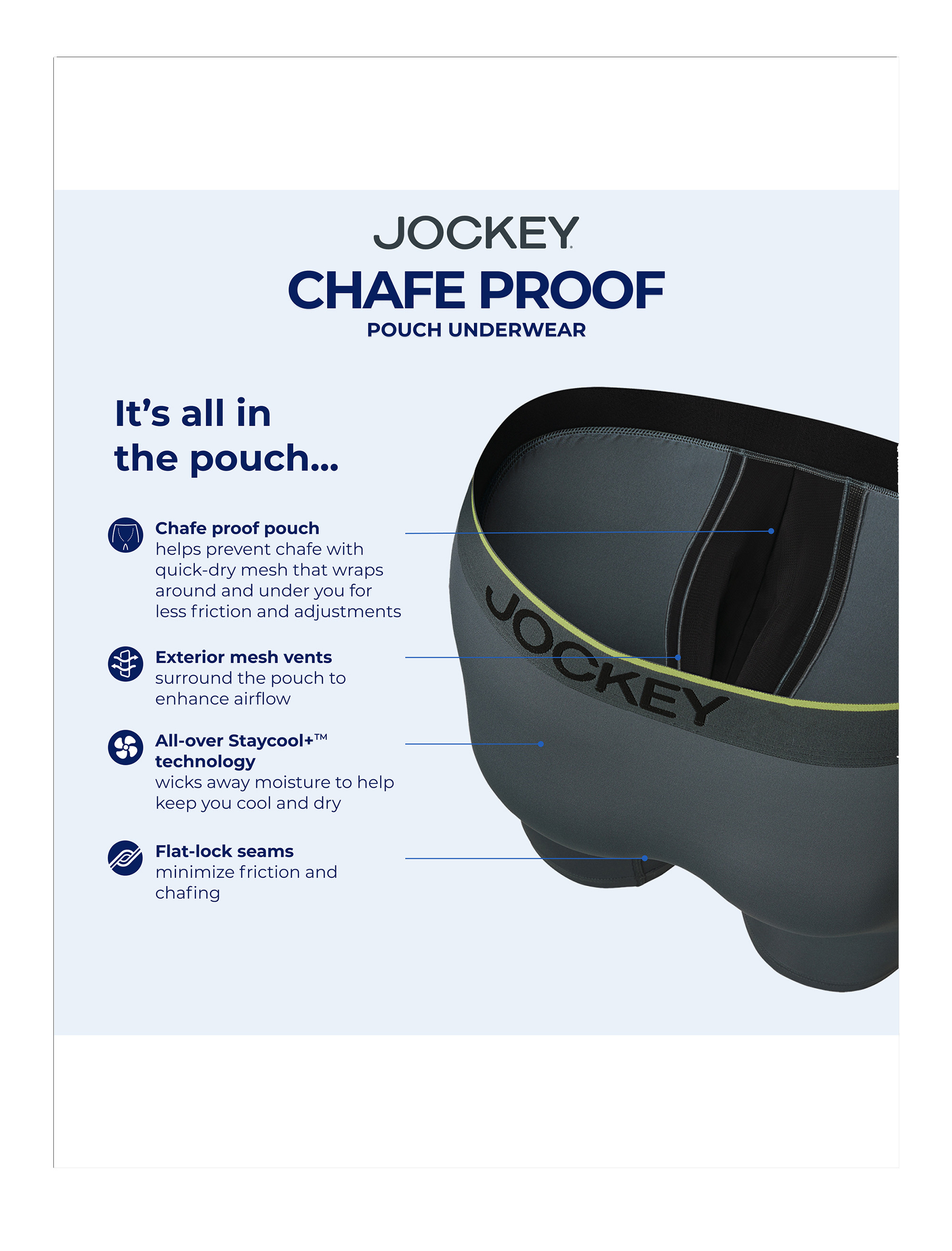 2-pk 6 Inch Chafe-Proof Microfiber Boxer Briefs