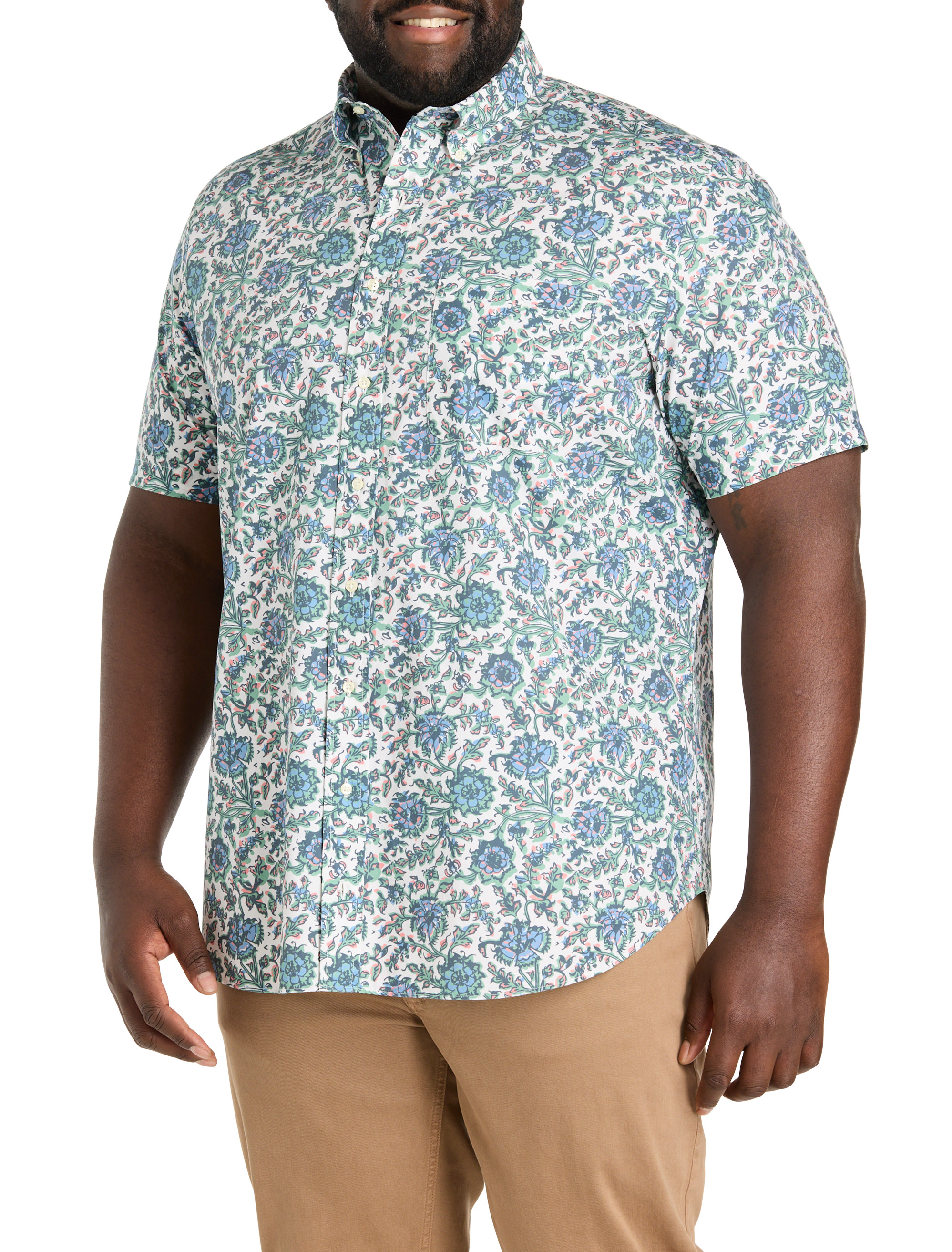 Floral Print Sport Shirt