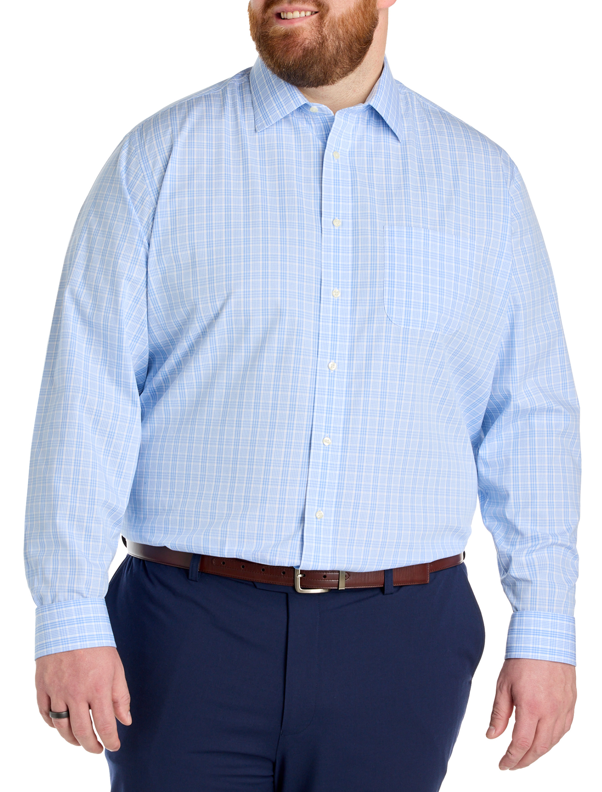 Non-Iron Glen Plaid Dress Shirt