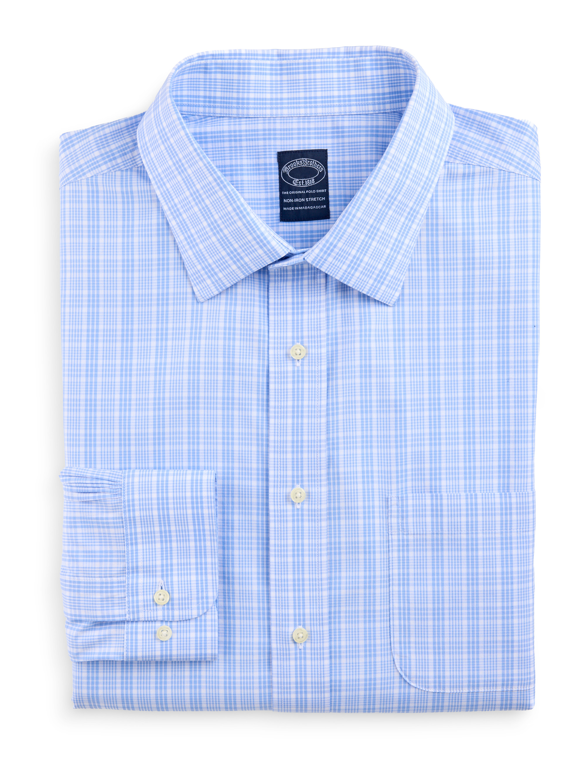 Non-Iron Glen Plaid Dress Shirt