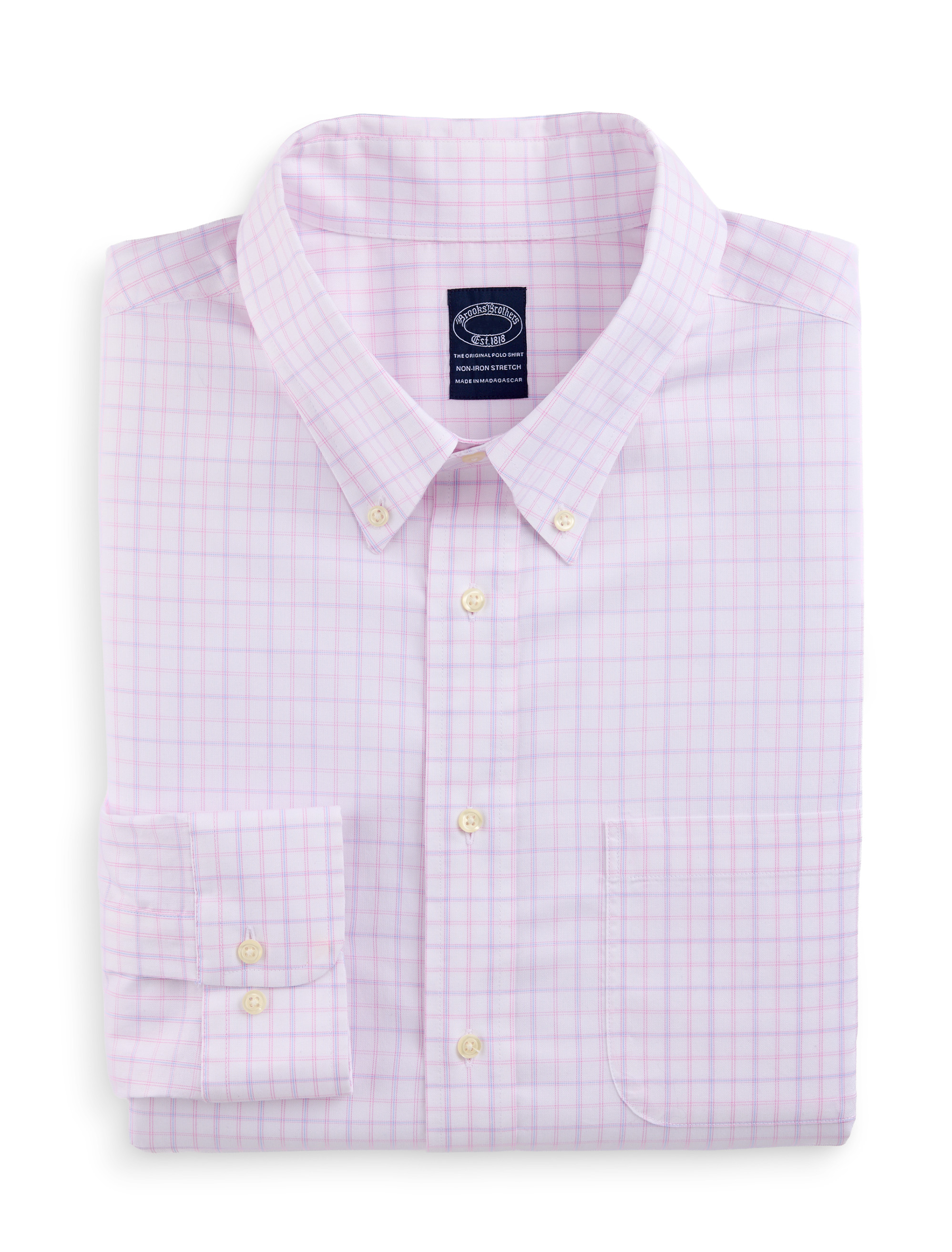 Non-Iron Check Dress Shirt