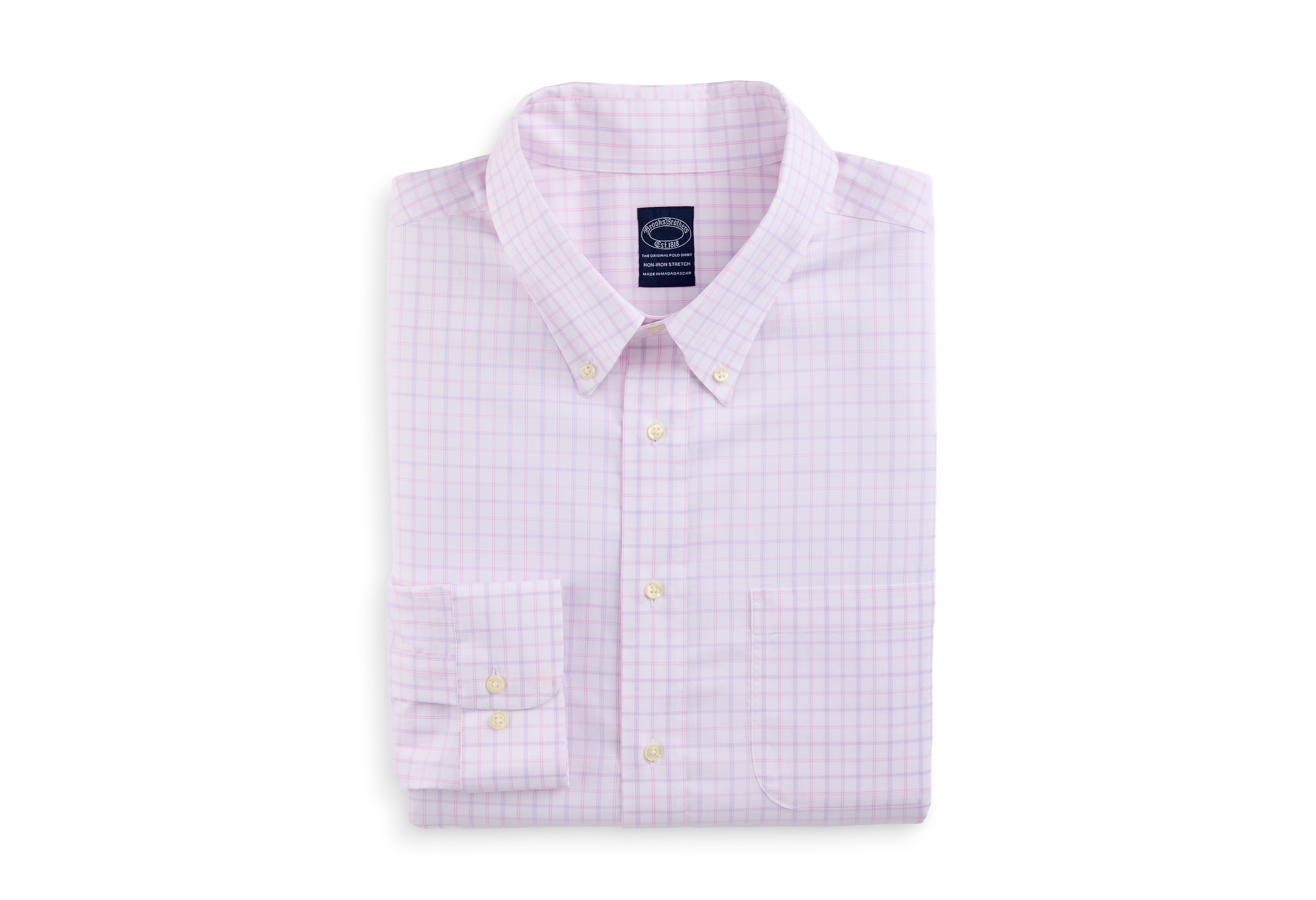 Non-Iron Check Dress Shirt