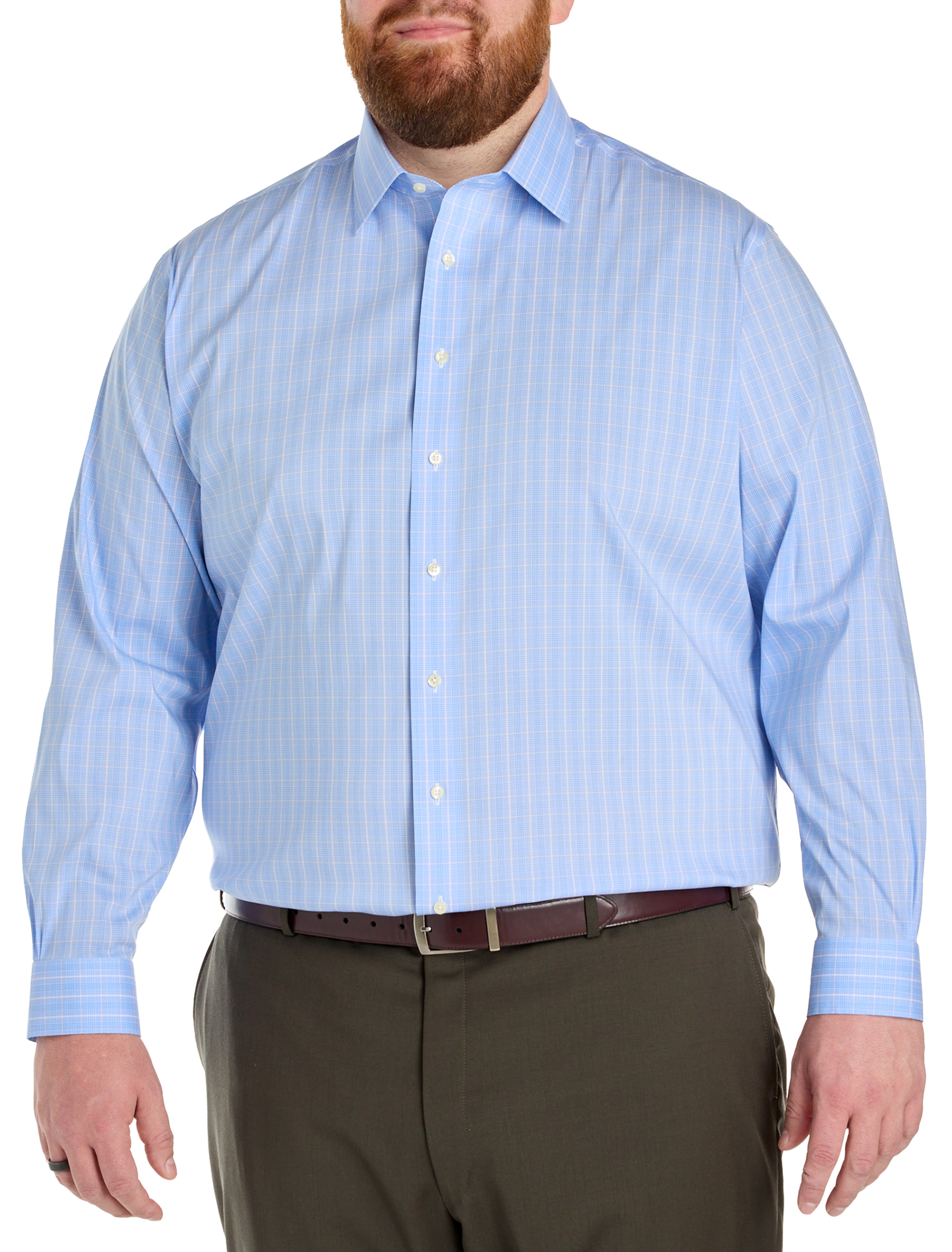 Non-Iron Glen Plaid Dress Shirt