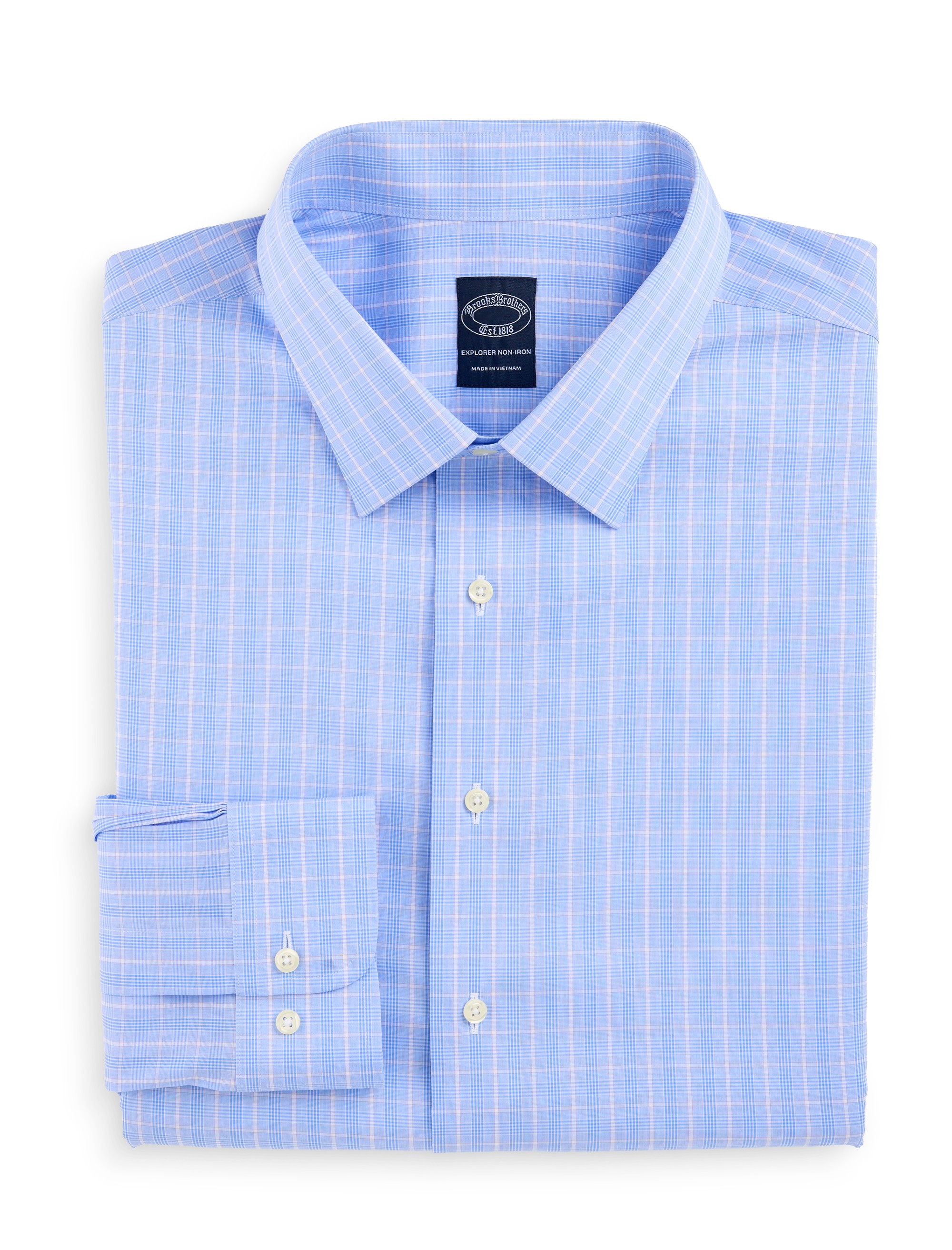 Non-Iron Glen Plaid Dress Shirt