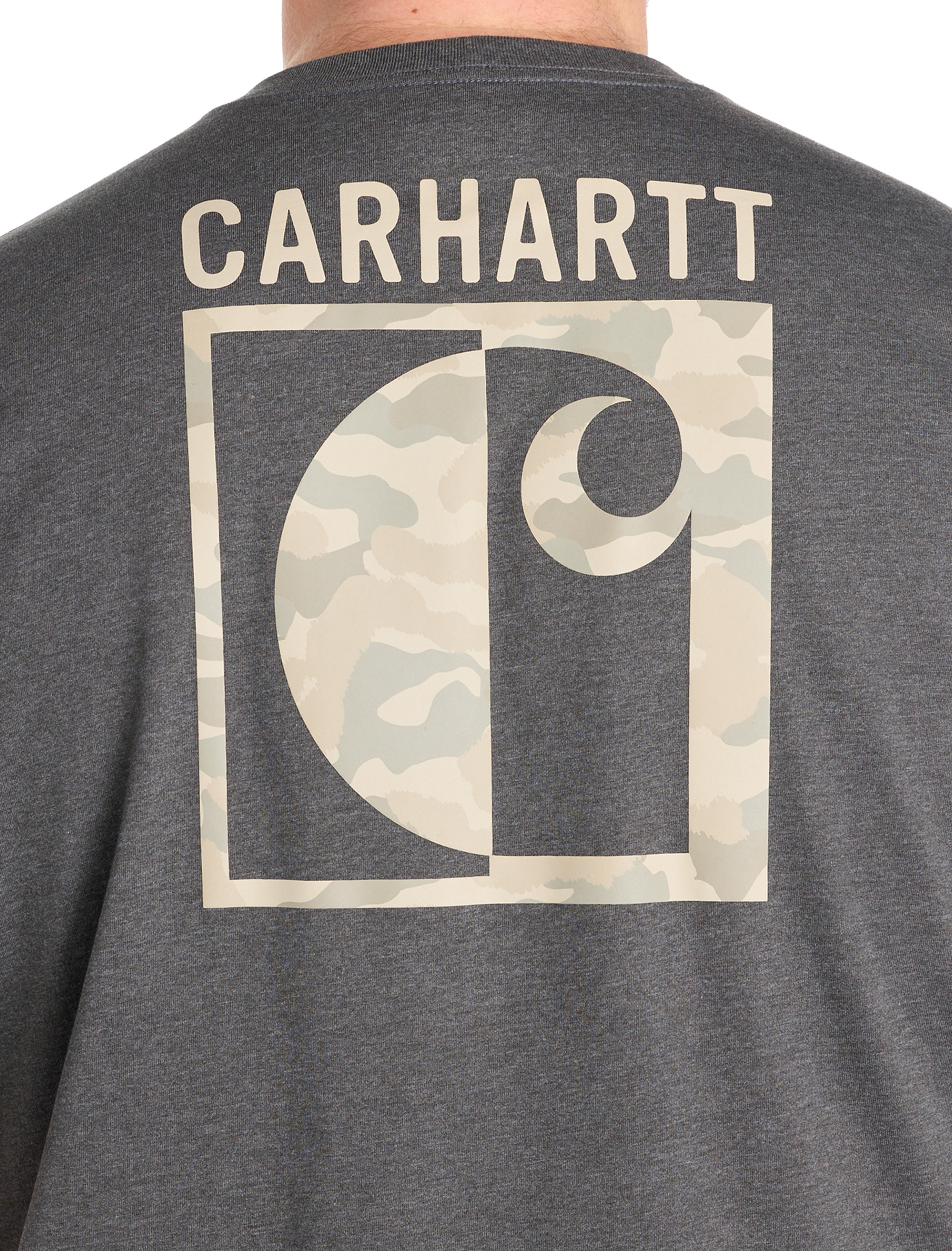 Irvine Relaxed Camo Back Graphic Tee