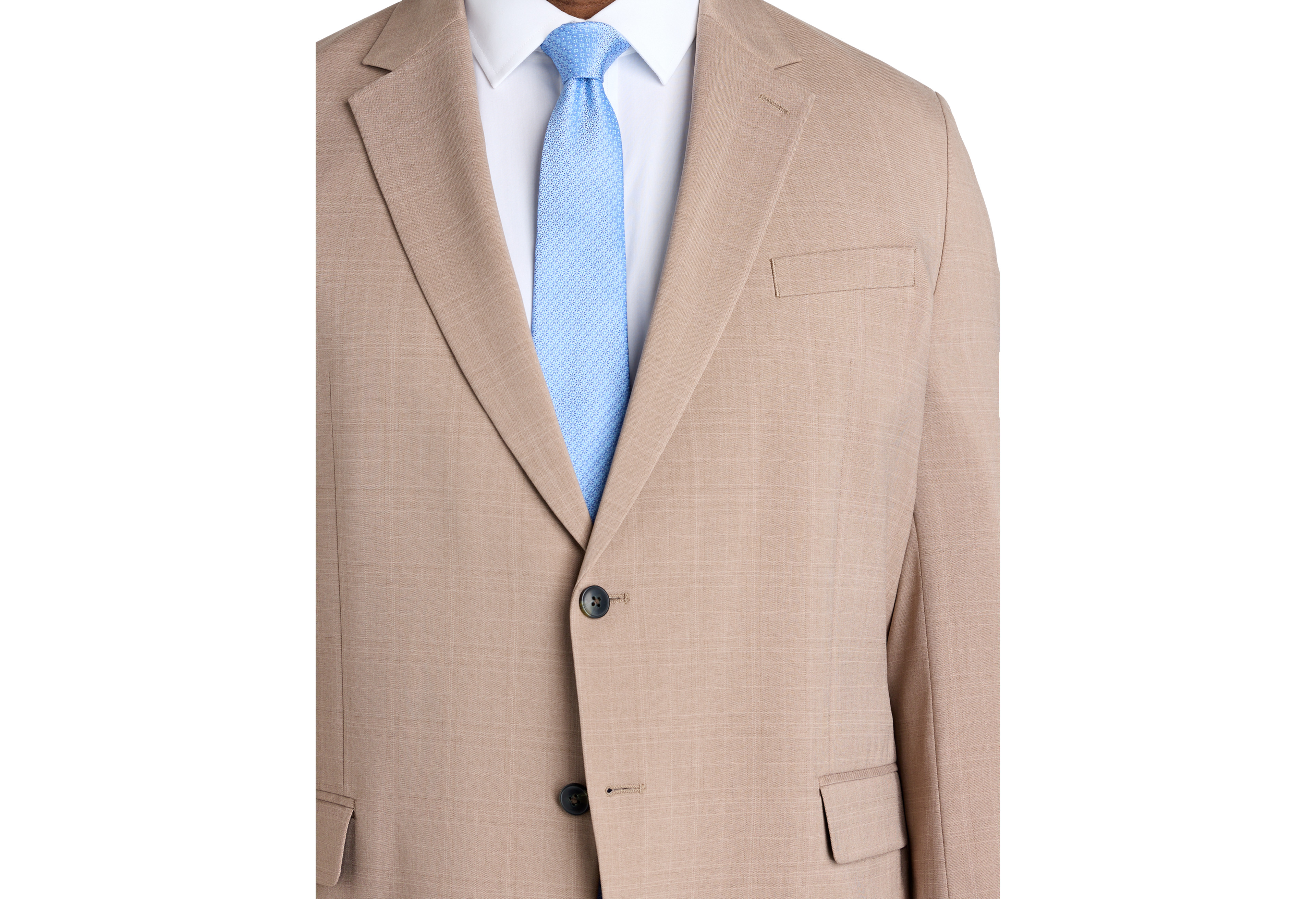 Smart Wash® Tonal Plaid Suit Jacket