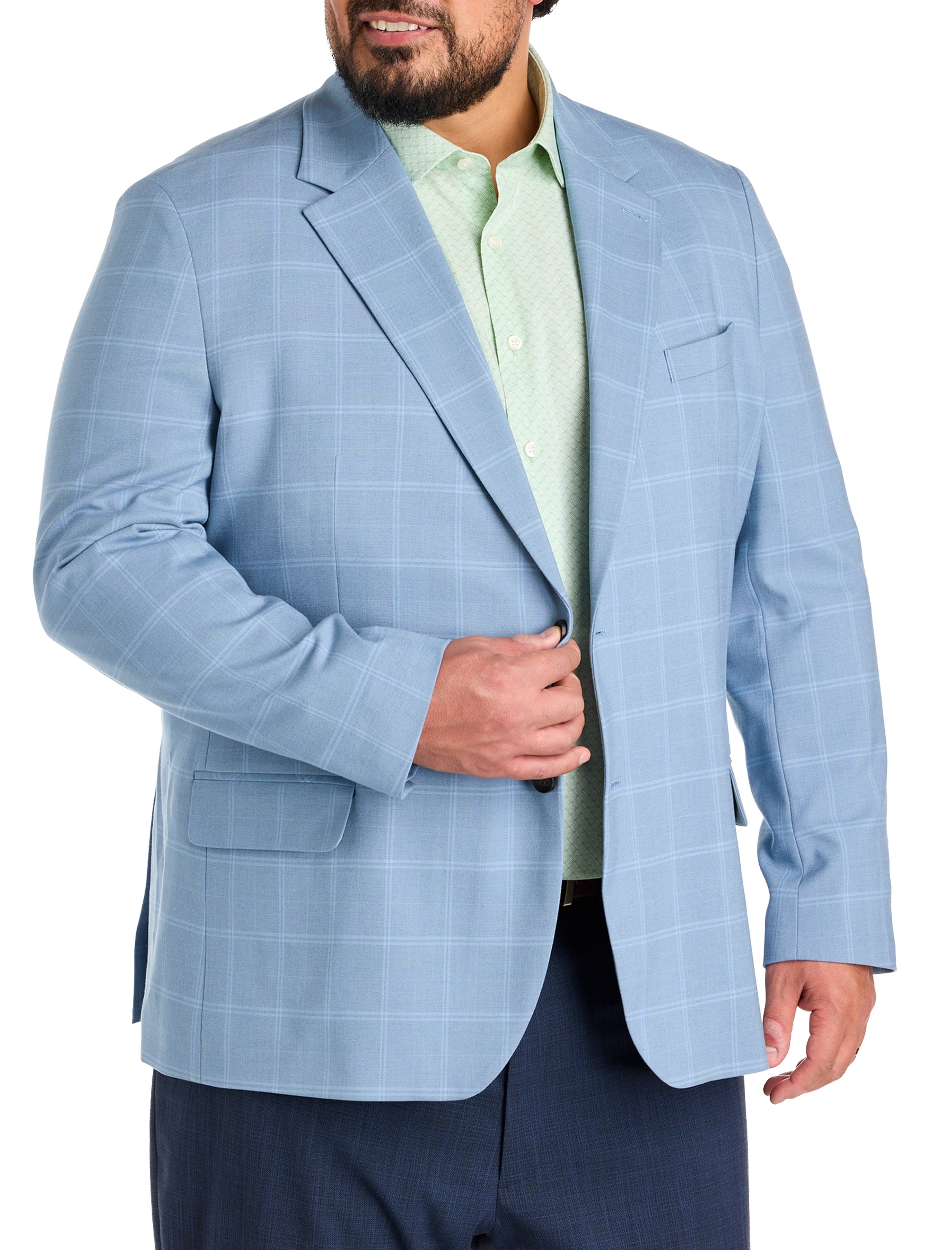 Double Windowpane Sport Coat