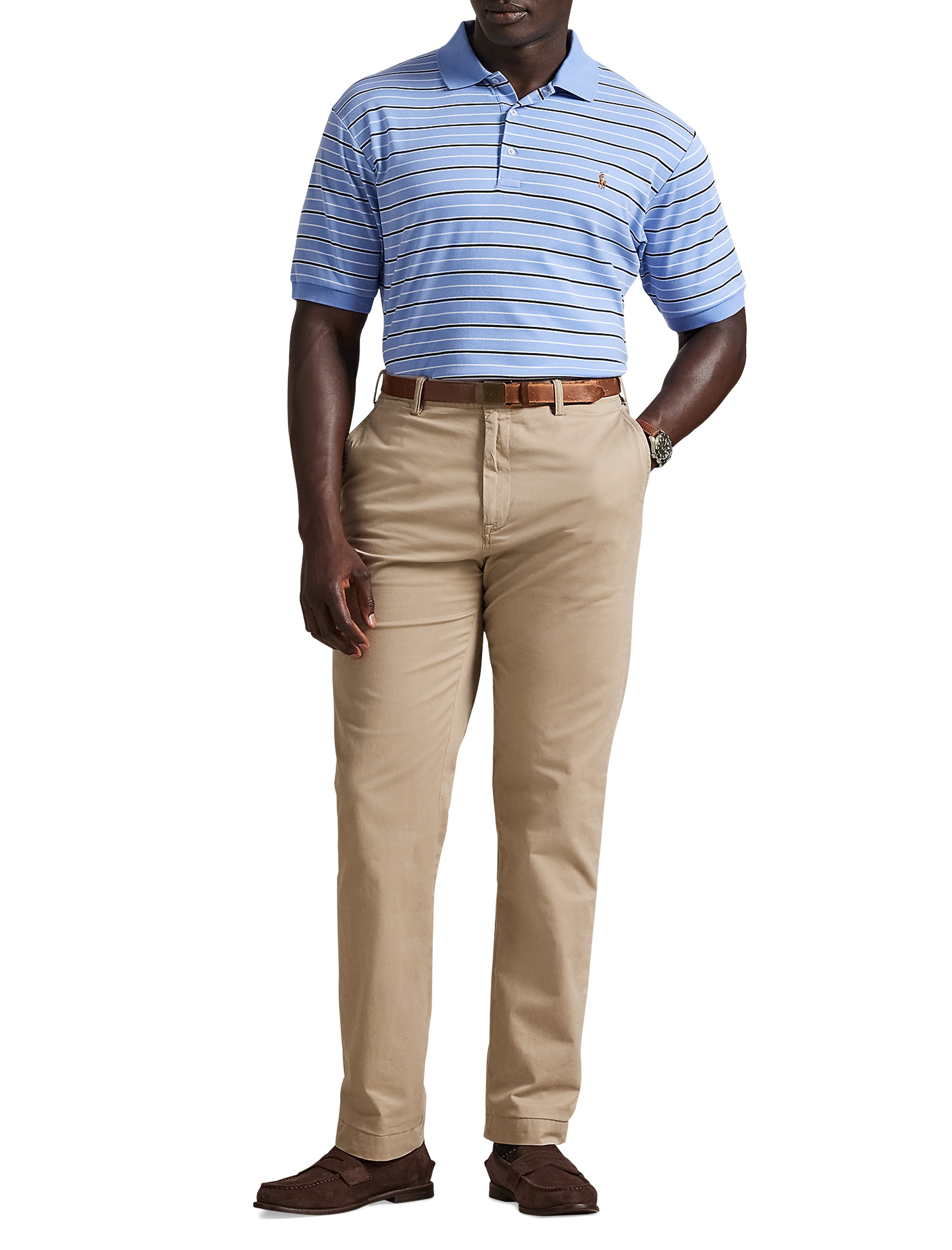 Striped Soft Touch Polo Shirt - thumbnail 3