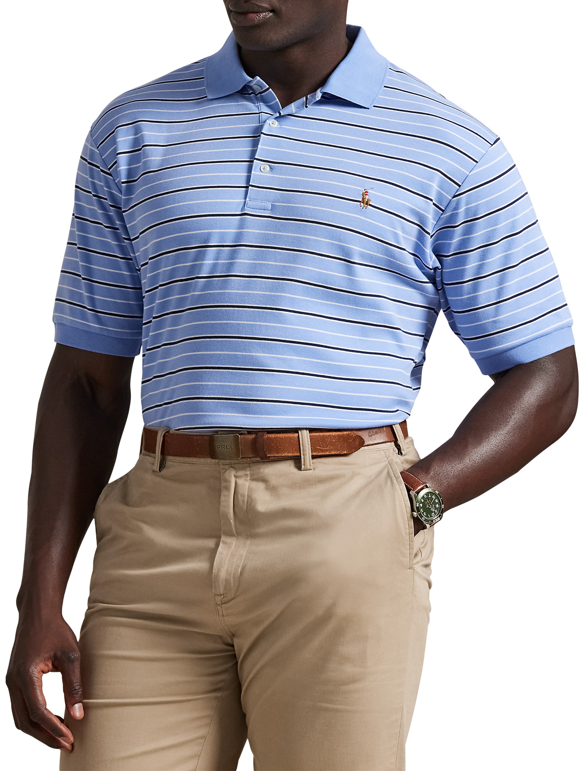 Striped Soft Touch Polo Shirt