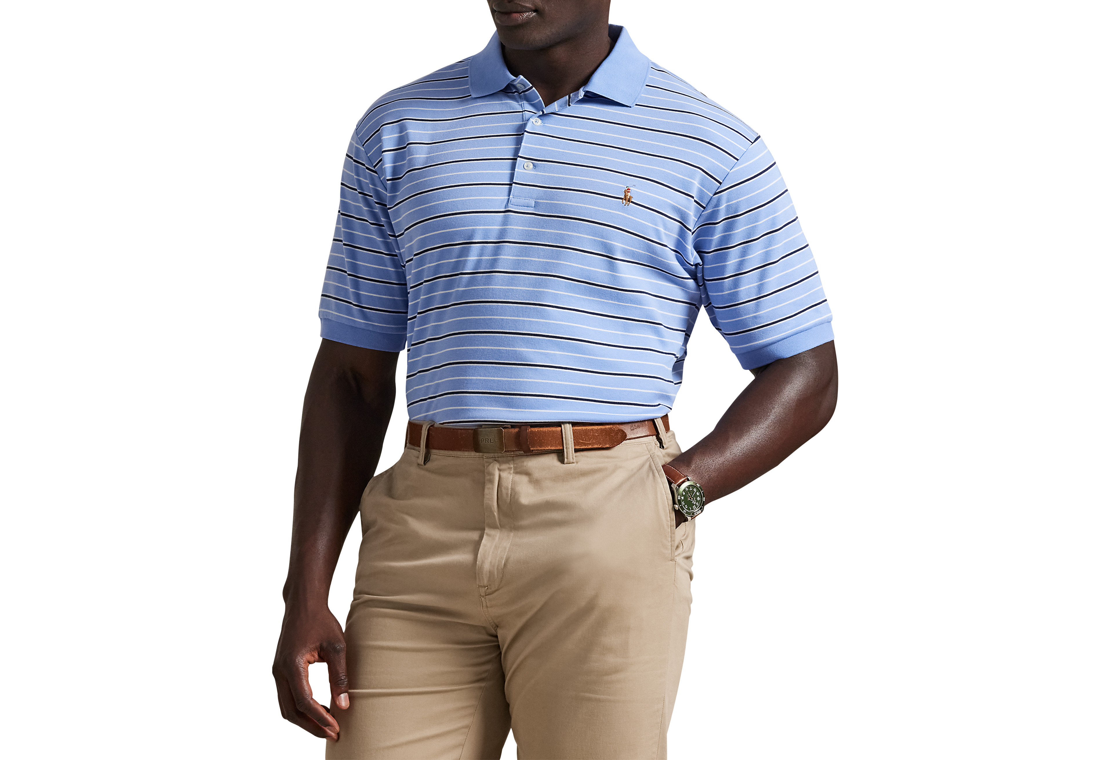 Striped Soft Touch Polo Shirt