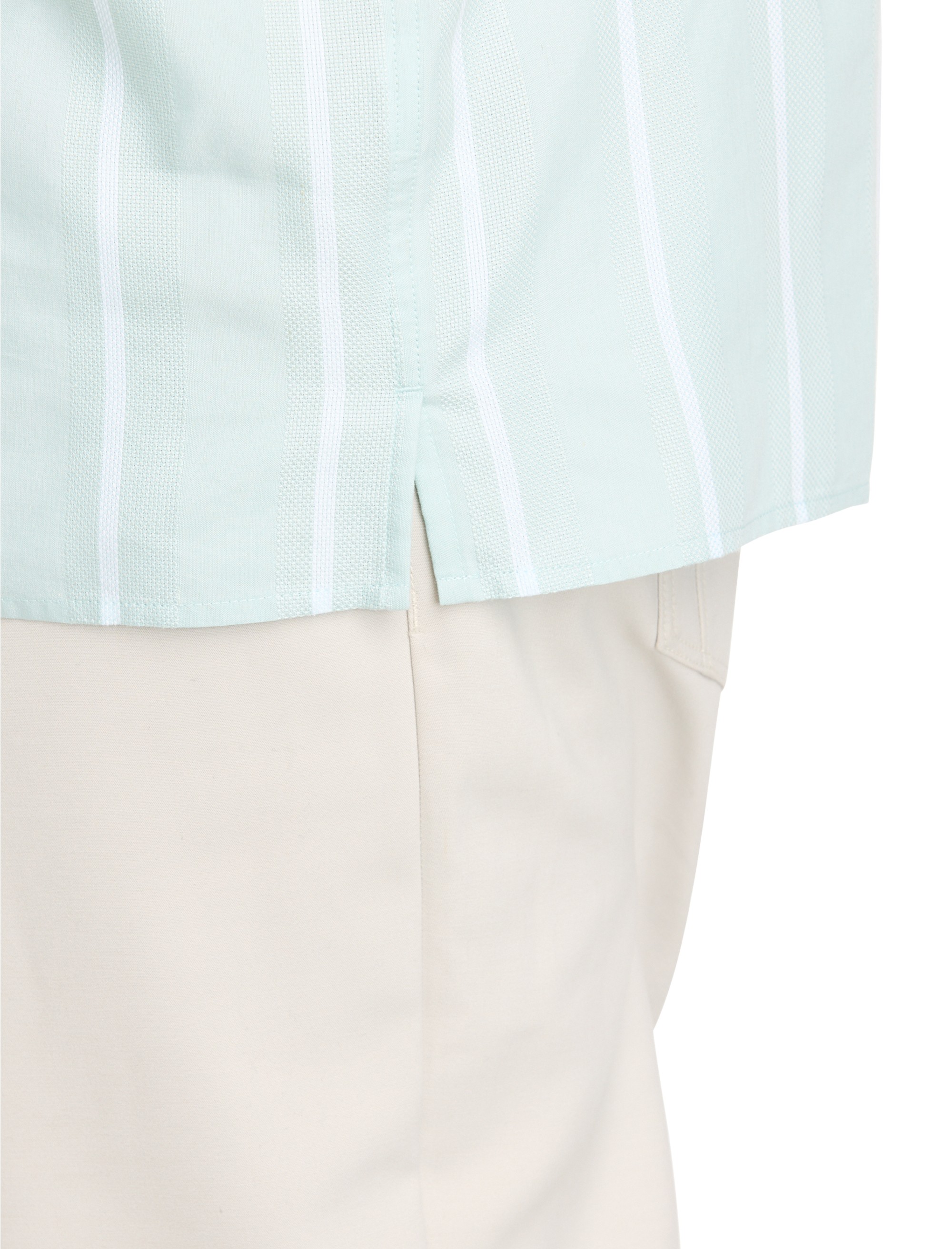 Textured Stripe Camp Shirt - thumbnail 3