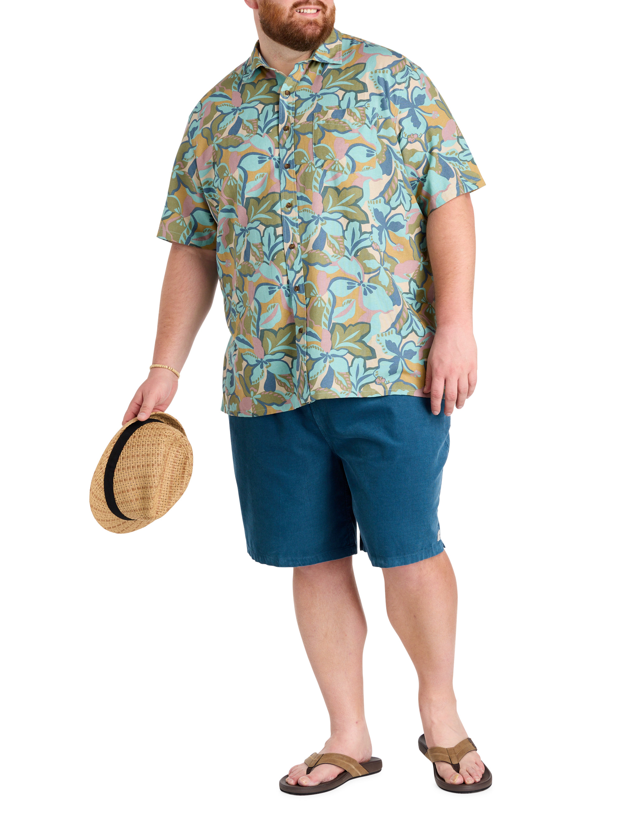 Floral Printed Sport Shirt