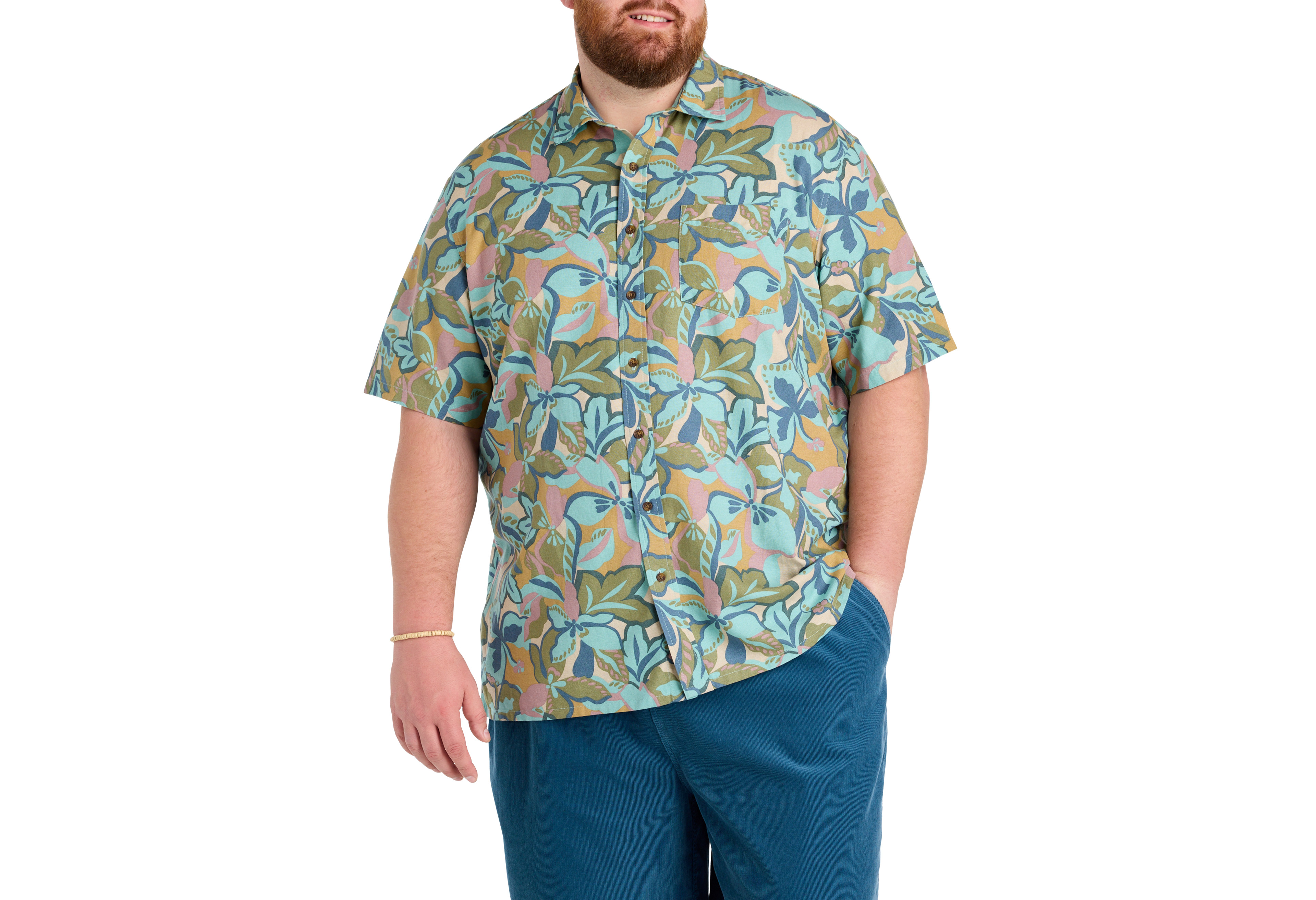 Floral Printed Sport Shirt