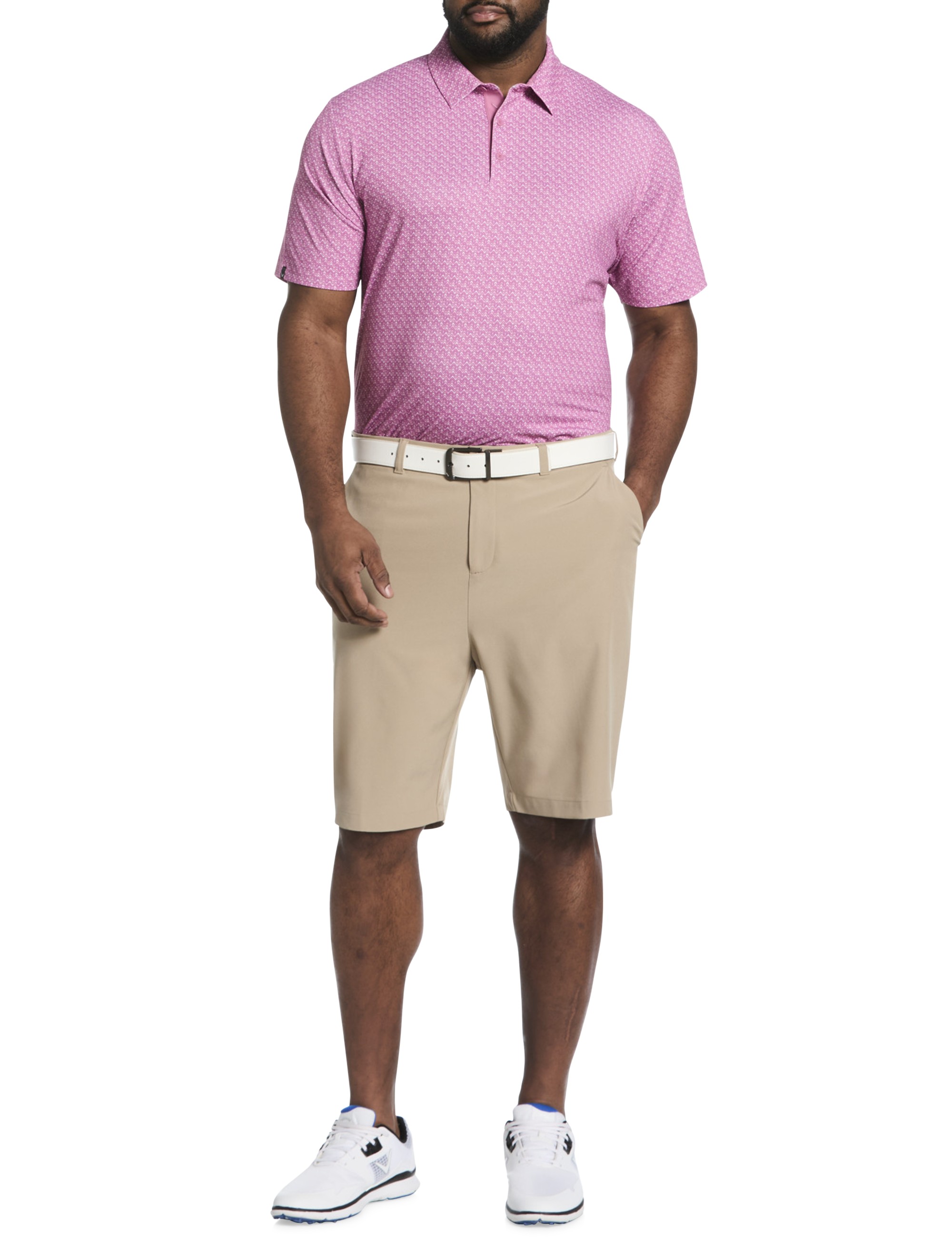 Chevron Print Polo Shirt - thumbnail 7