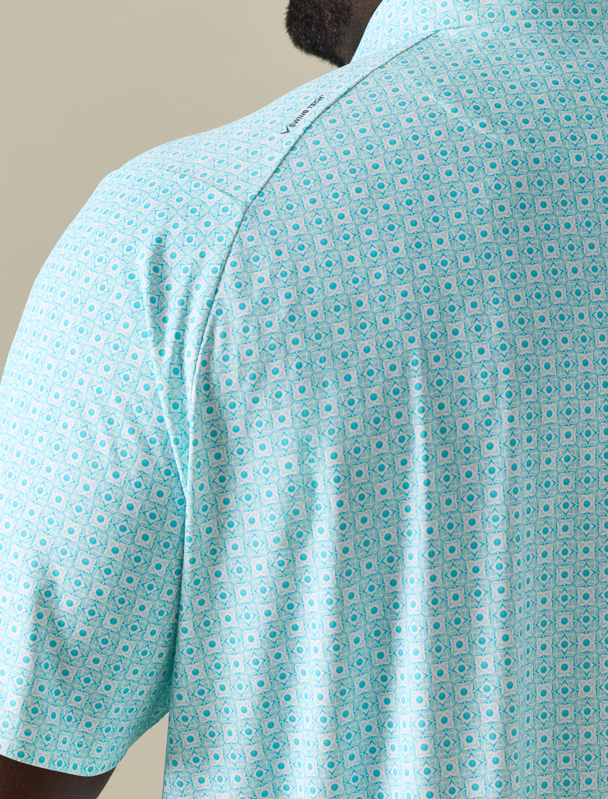 Foulard Print Golf Polo Shirt