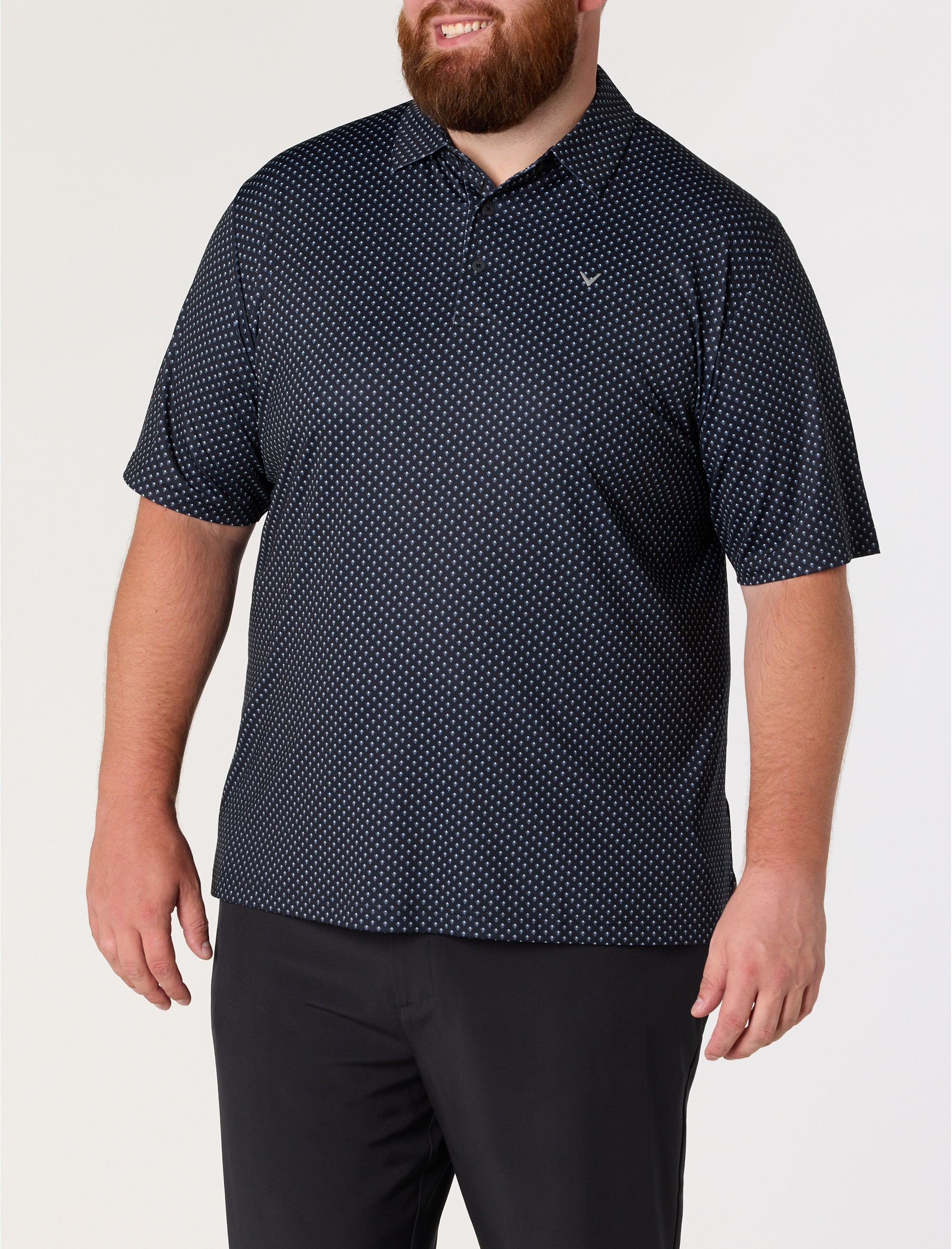 Golf Print Performance Polo Shirt - thumbnail 6