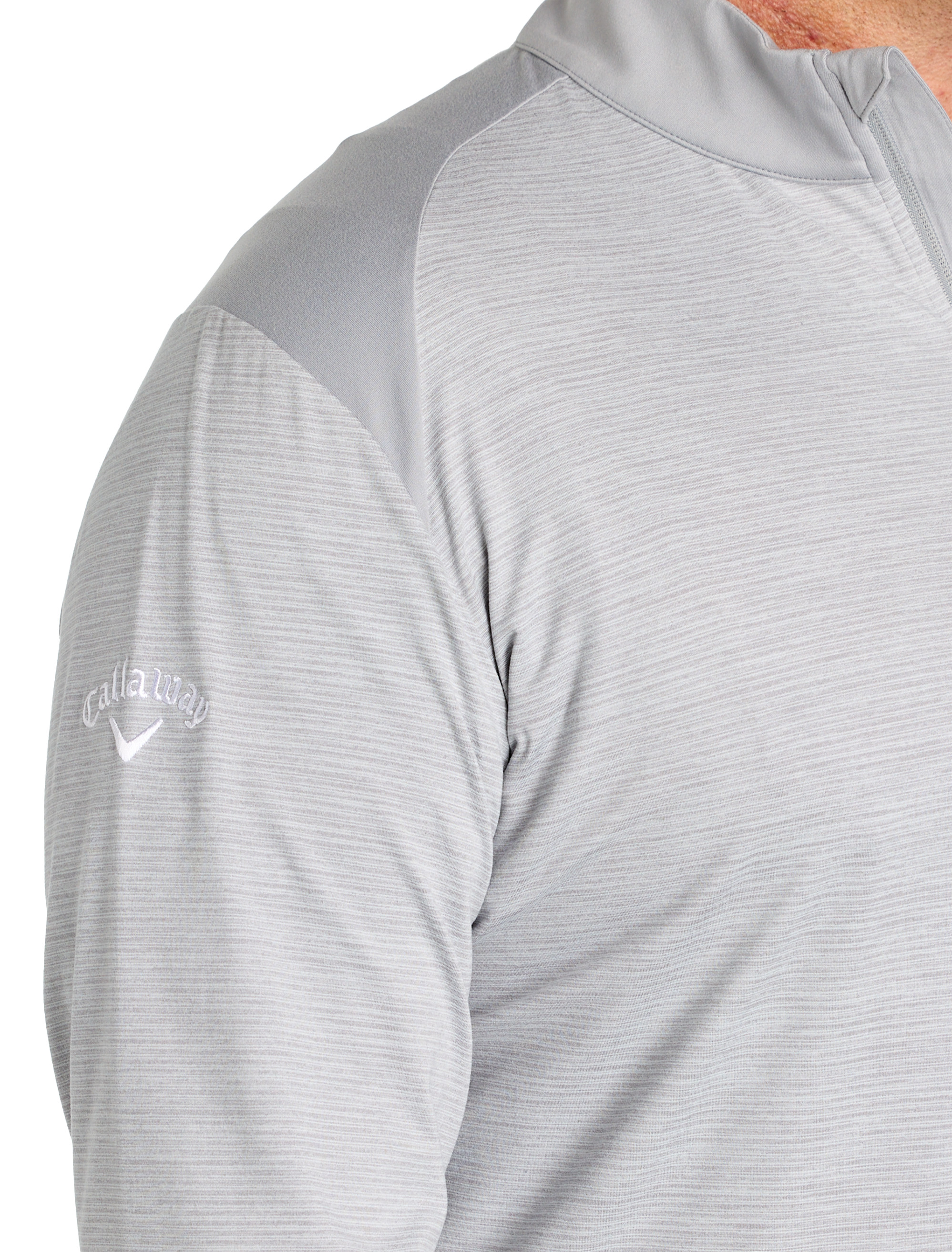 Big + Tall | Callaway Soft Touch Colorblocked 1/4-Zip Gold