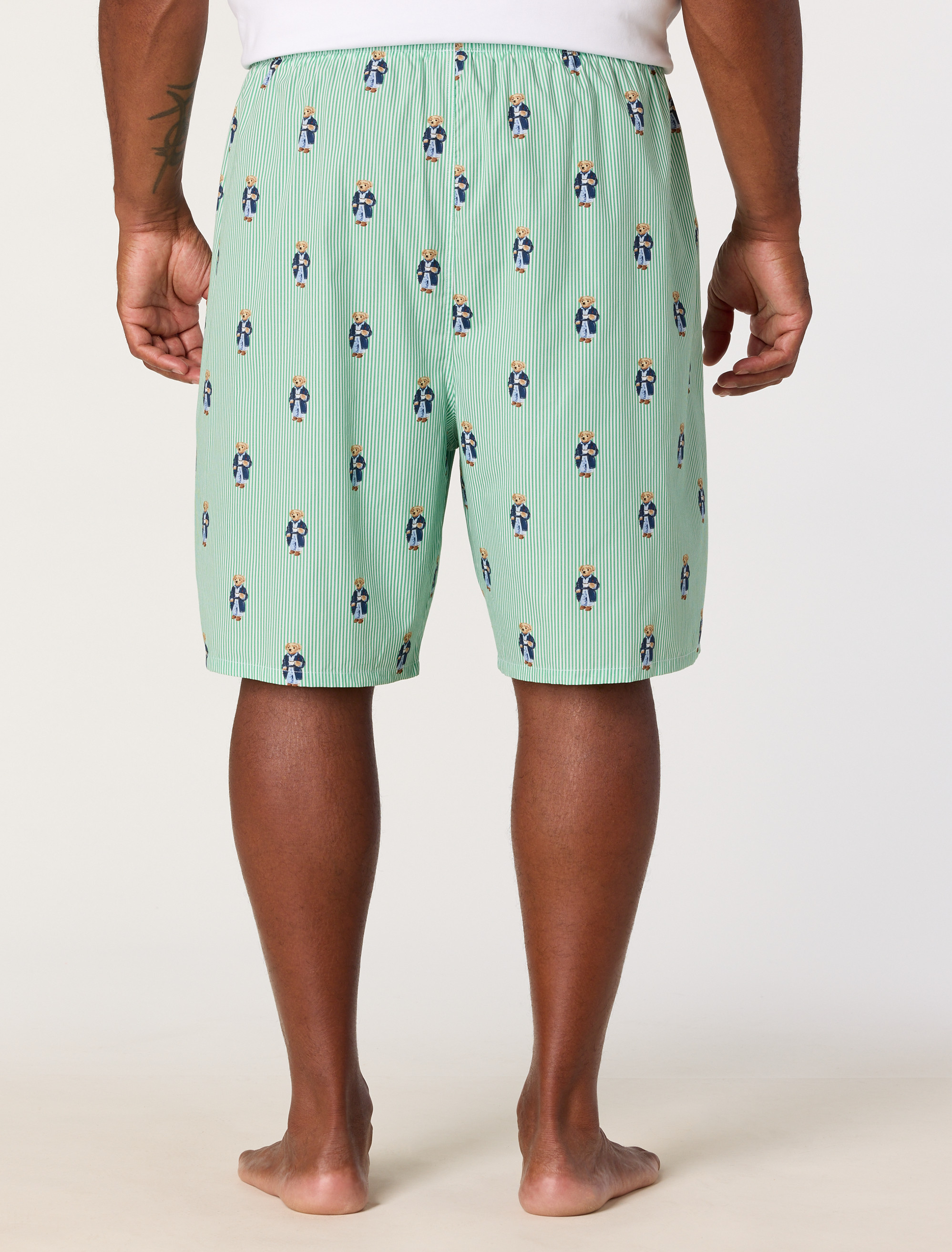 Morning Bear Printed Lounge Shorts