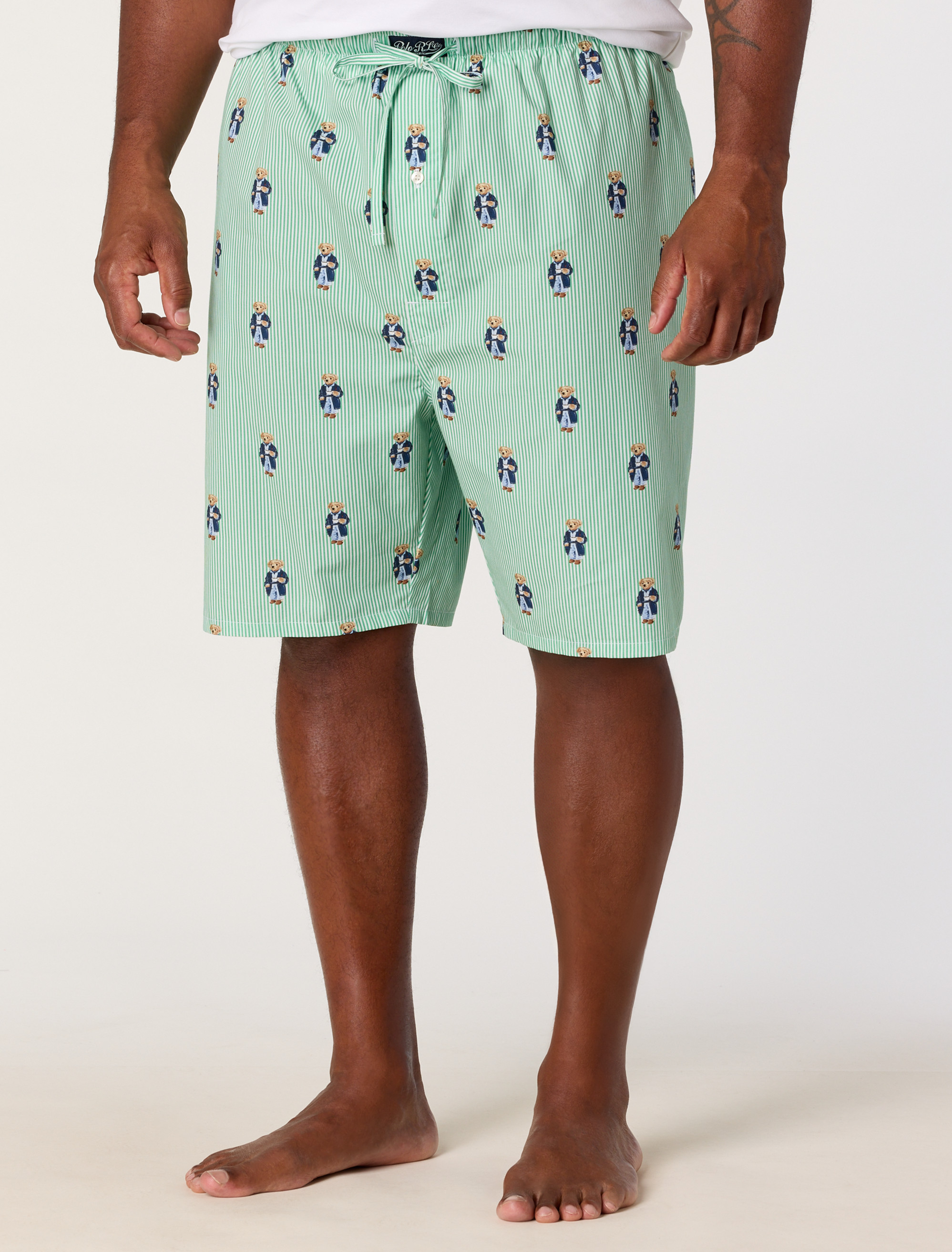 Morning Bear Printed Lounge Shorts