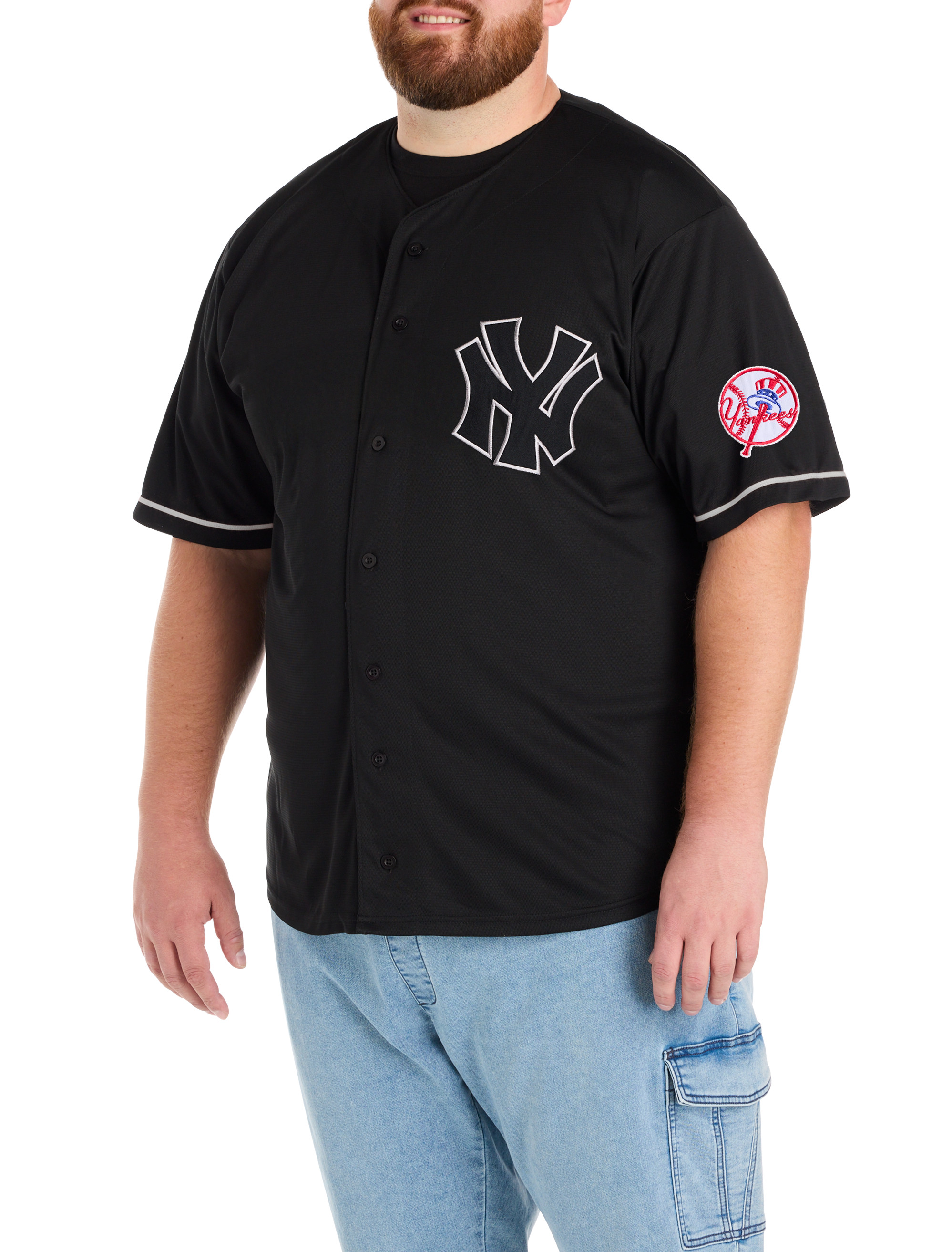 Big & Tall Men's Black Pop Jersey - Size 4XL