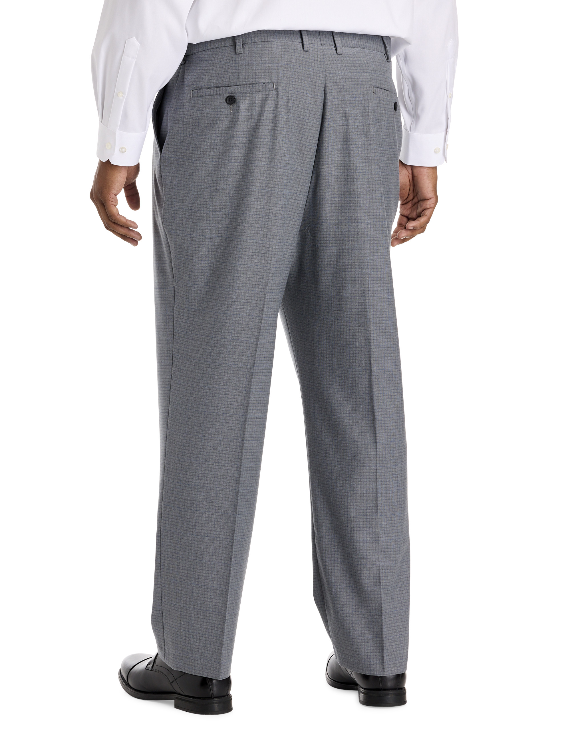 Classic Fit Mini Check Dress Pants