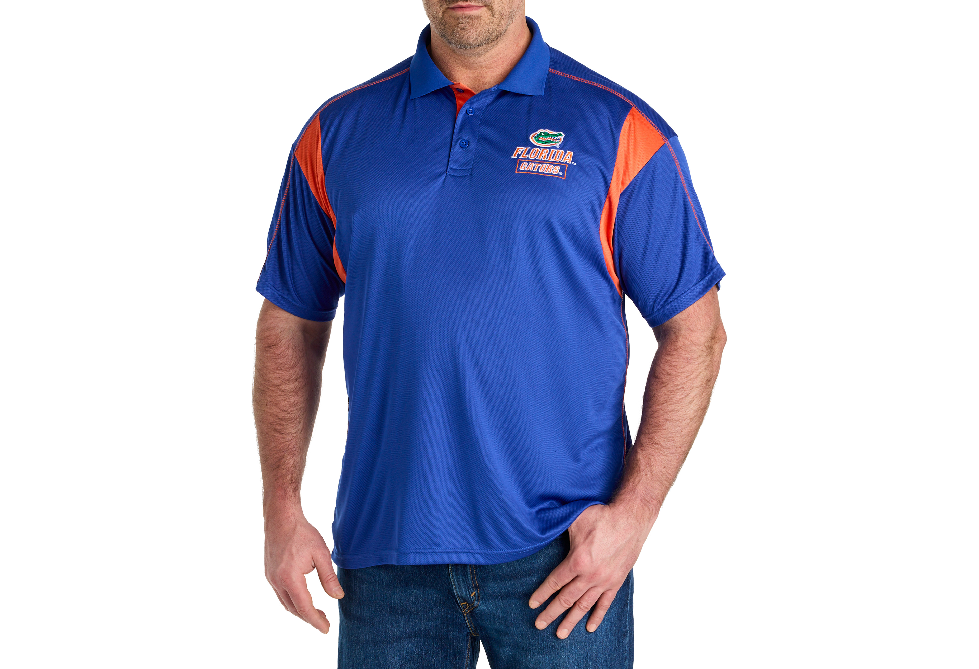 Colorblocked Performance Polo Shirt