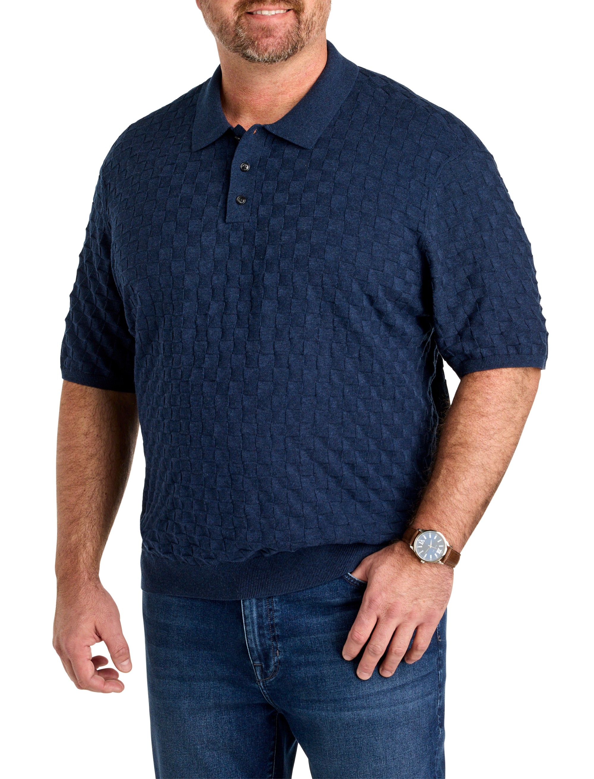Hampson Sweater Polo Shirt