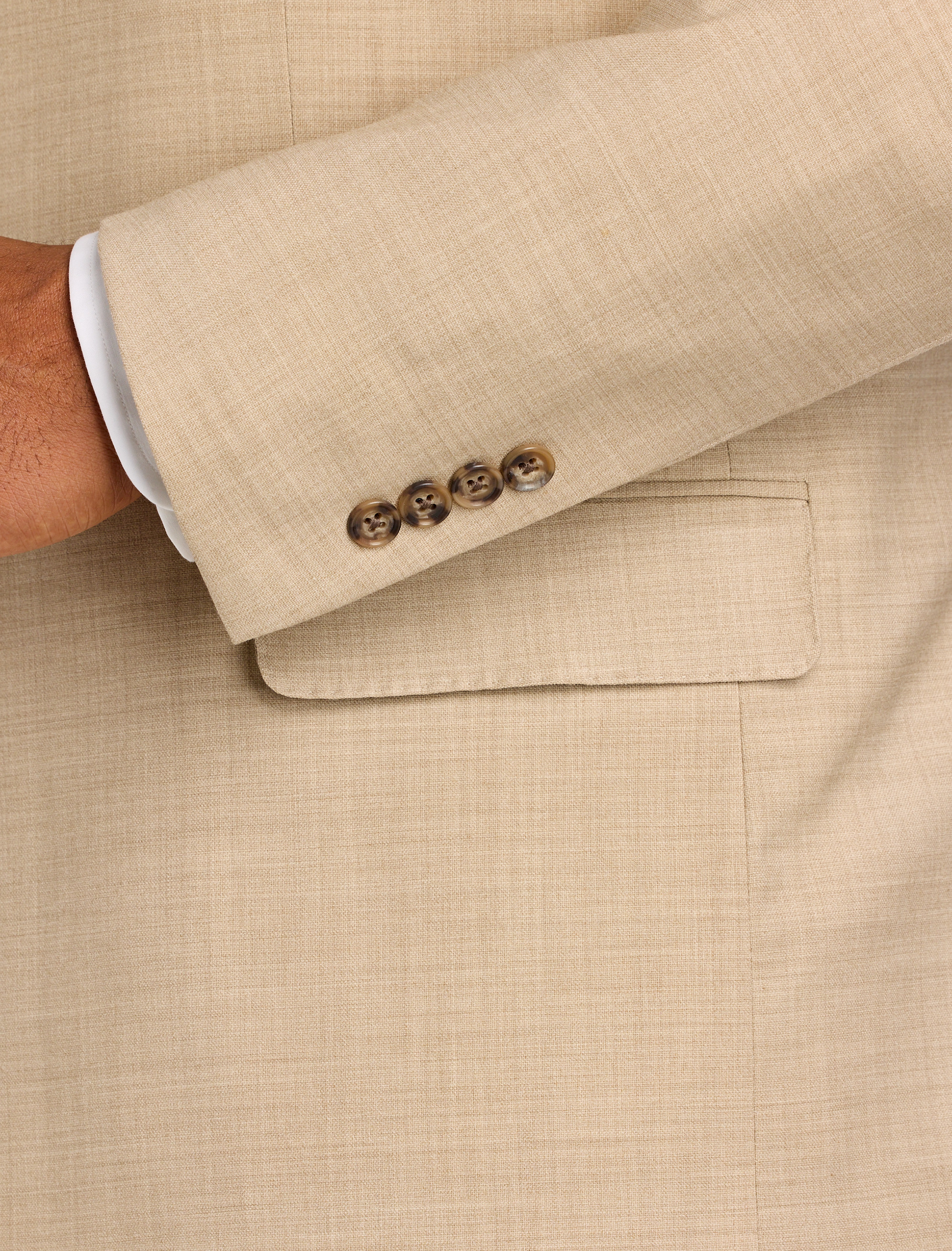 Wool-Blend Suit Jacket