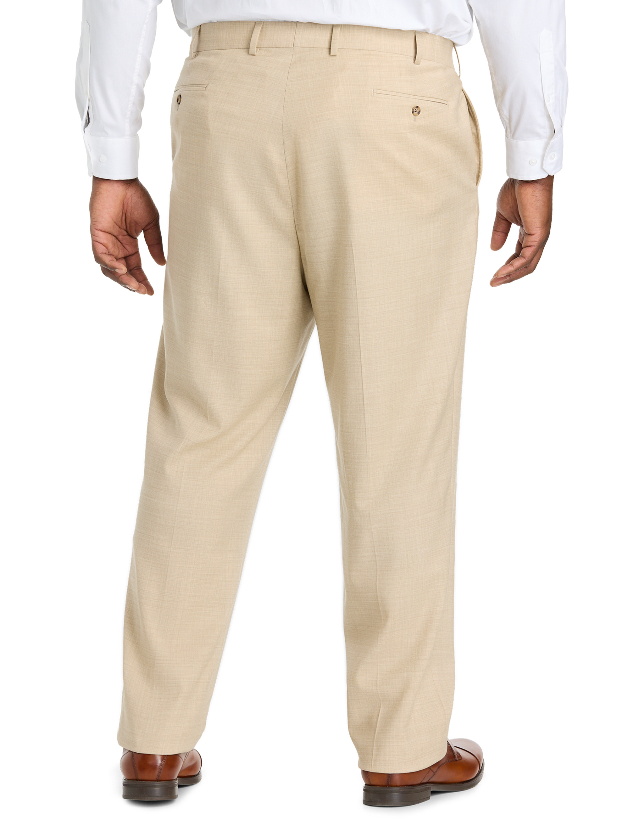 Wool-Blend Suit Pants