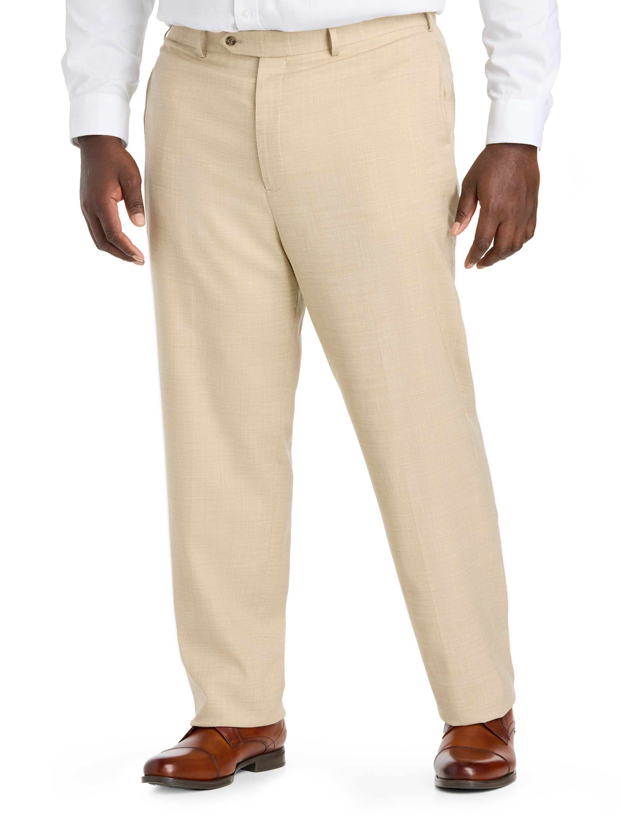 Wool-Blend Suit Pants