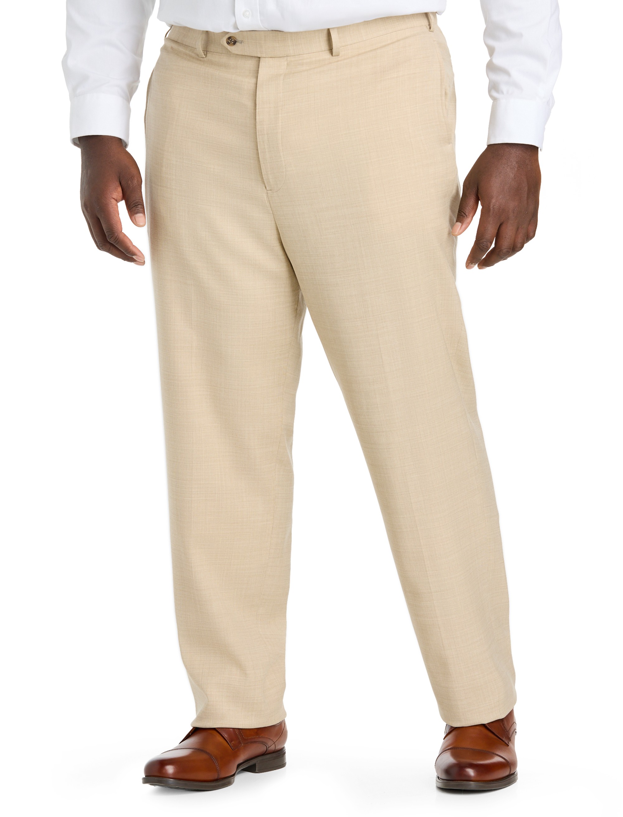 Wool-Blend Suit Pants