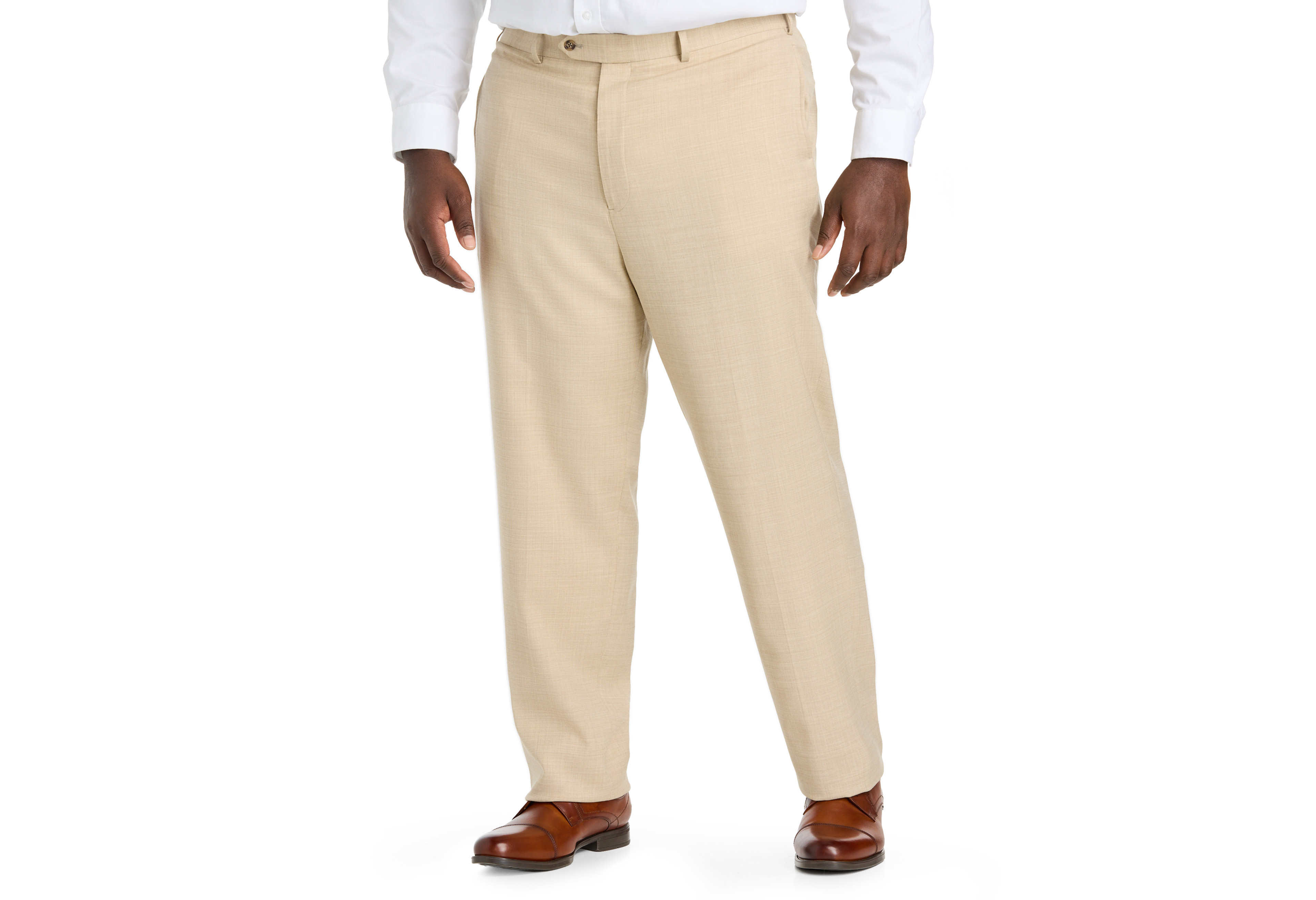 Wool-Blend Suit Pants