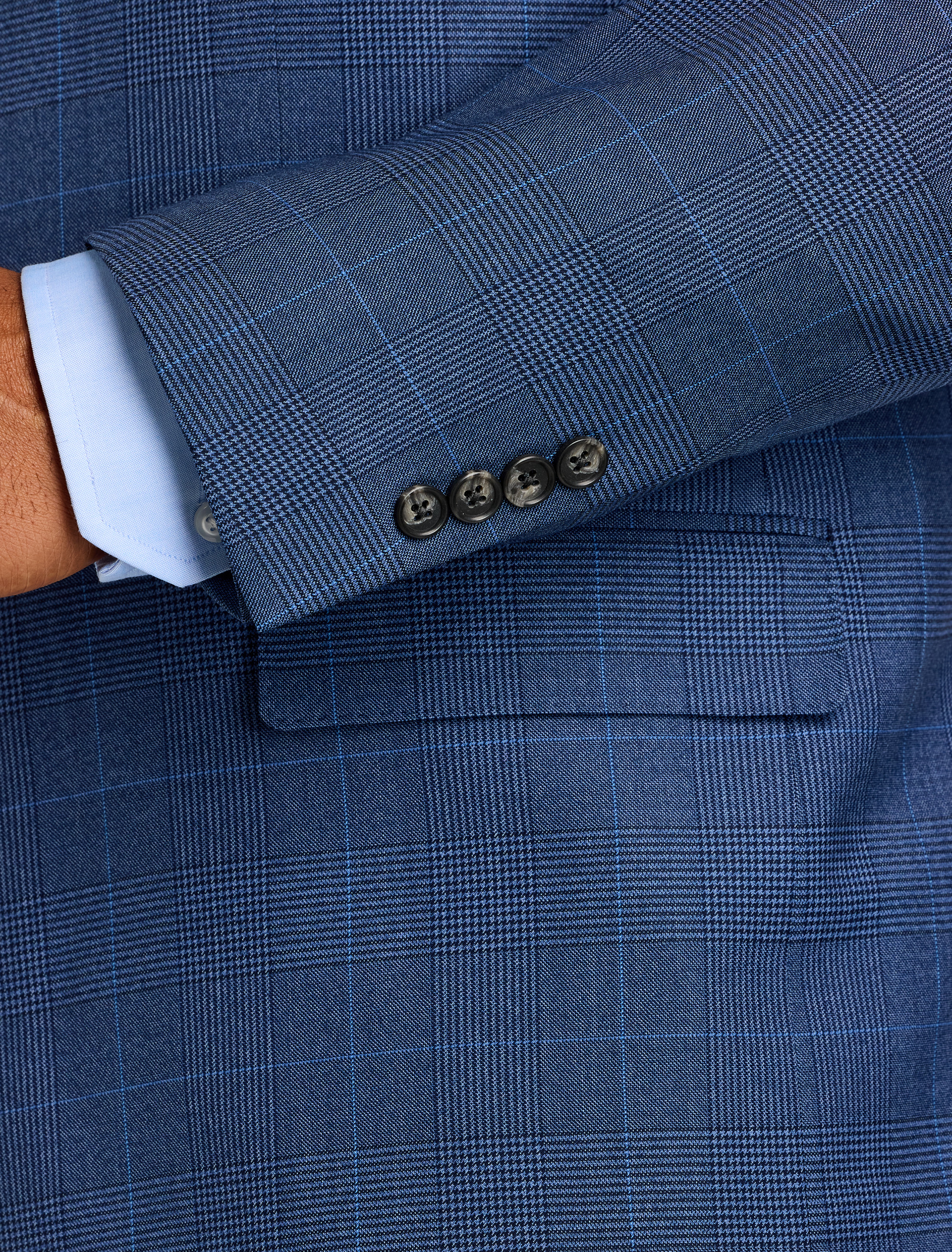 Patterned Wool Suit Jacket