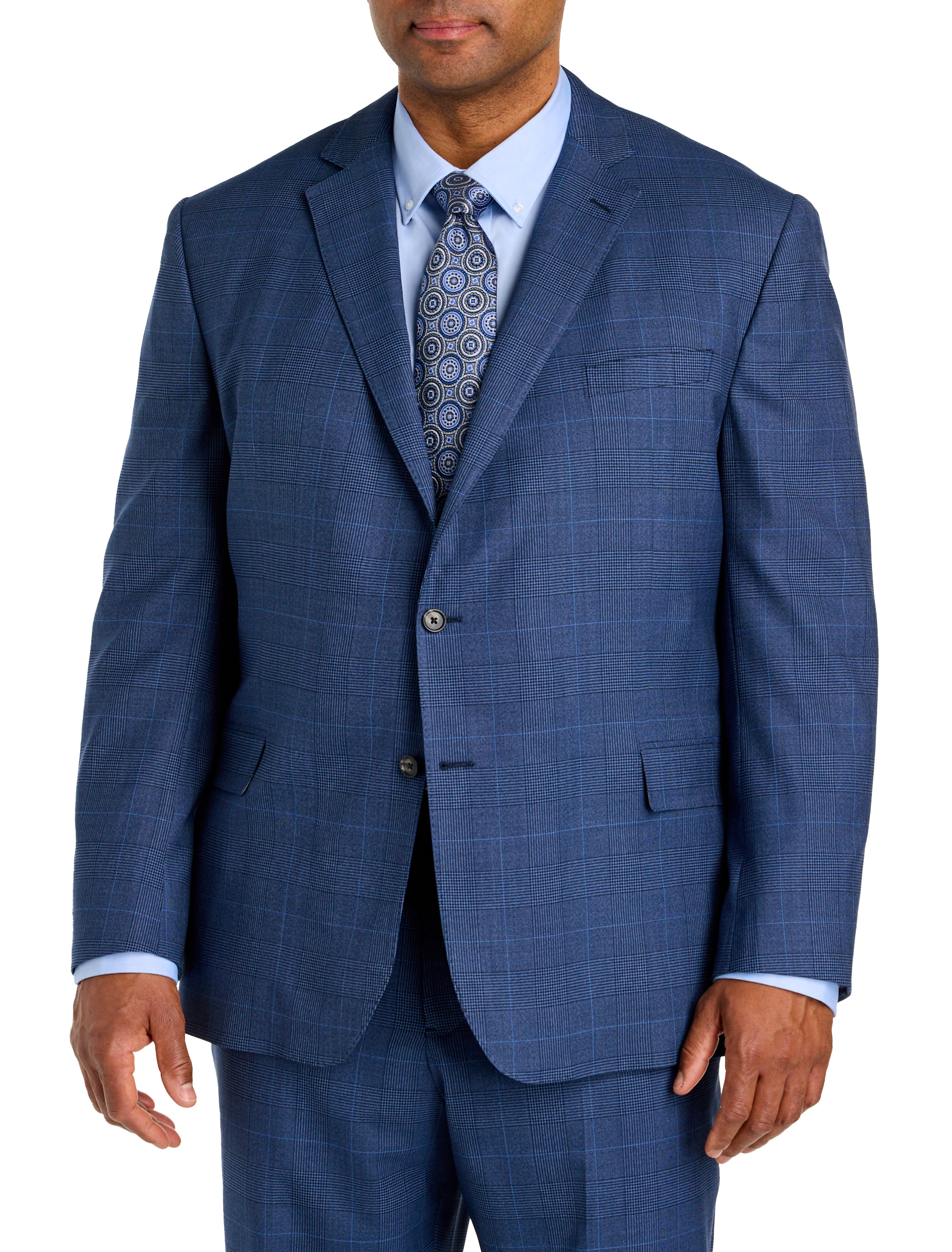 Patterned Wool Suit Jacket