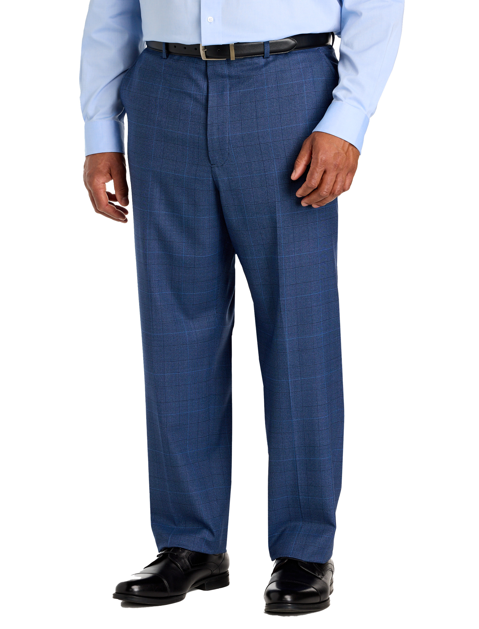 Patterned Wool Suit Pants