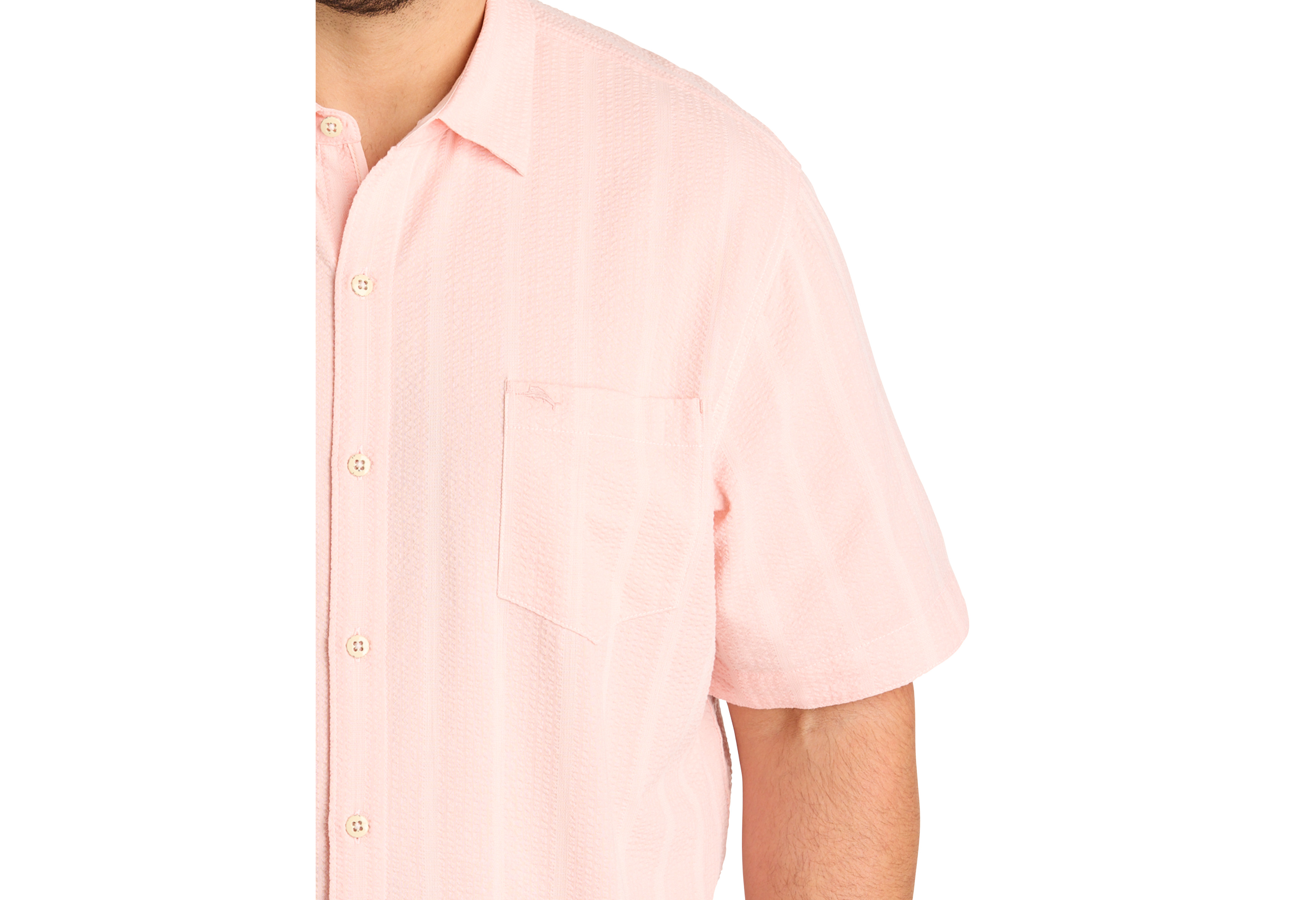 Nova Wave Seersucker Sport Shirt